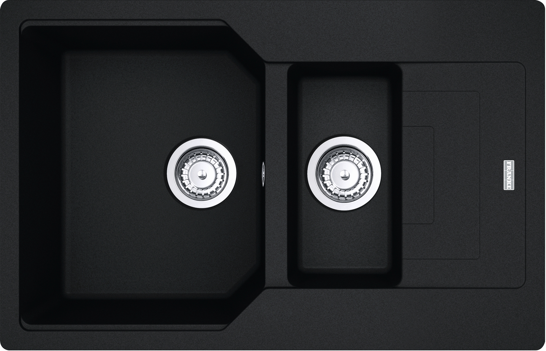 Franke Urban granitspüle 78x50 cm grau/graphit/onyx 114.0687.296