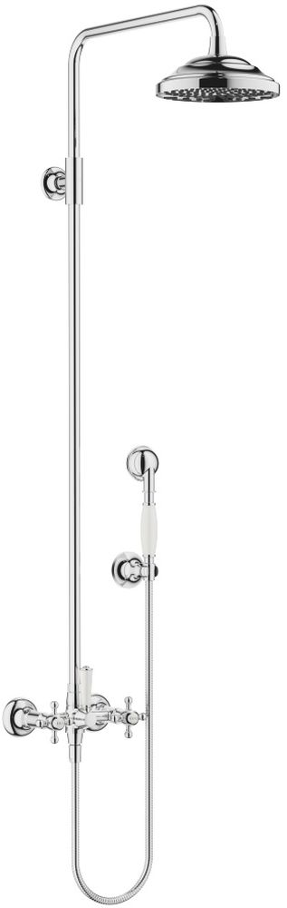 Dornbracht Madison Duschset Wandmontage mit Kopfbrause chrom 26632360-00