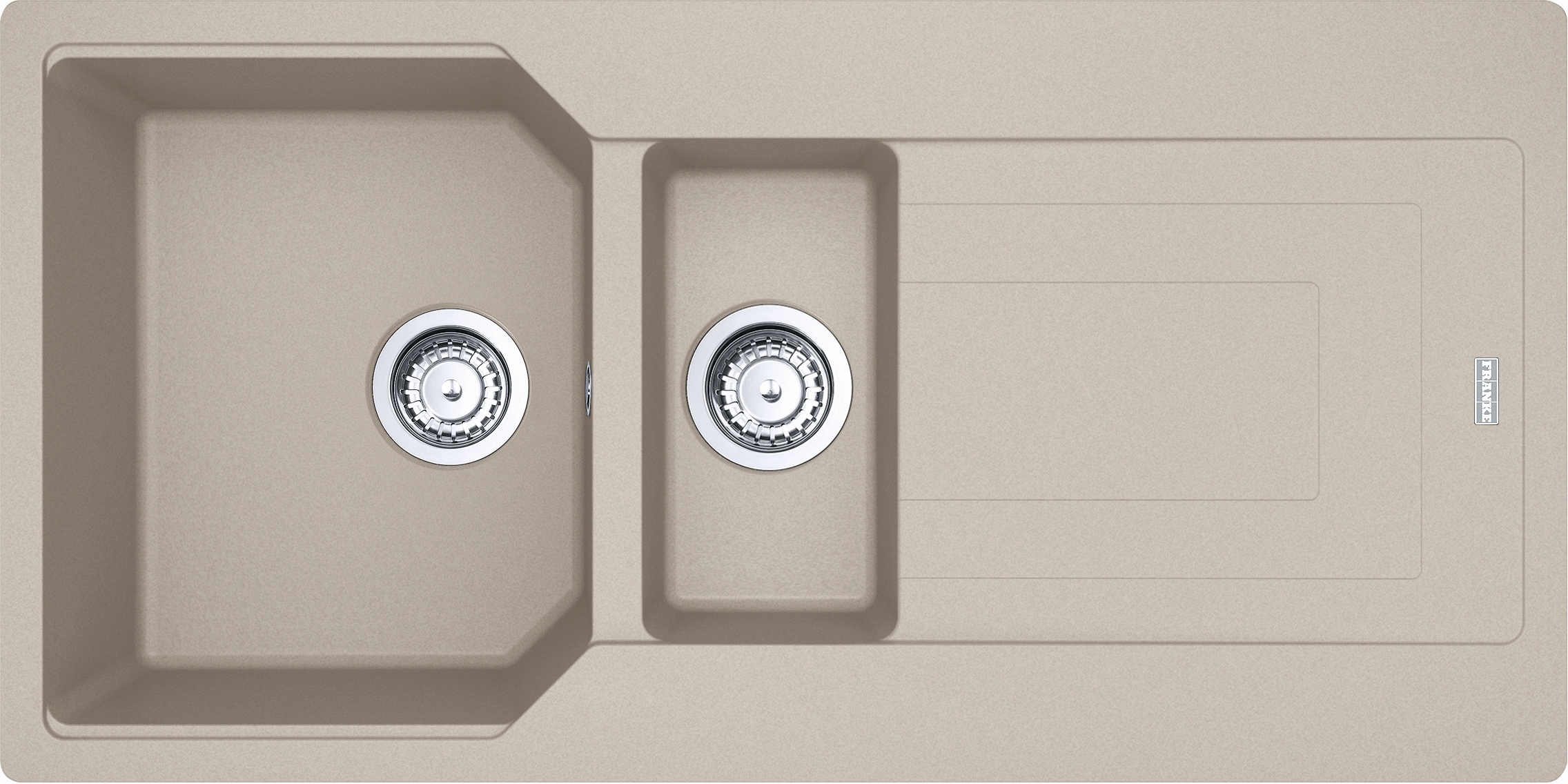 Franke Urban granitspüle 100x50 cm beige 114.0687.299