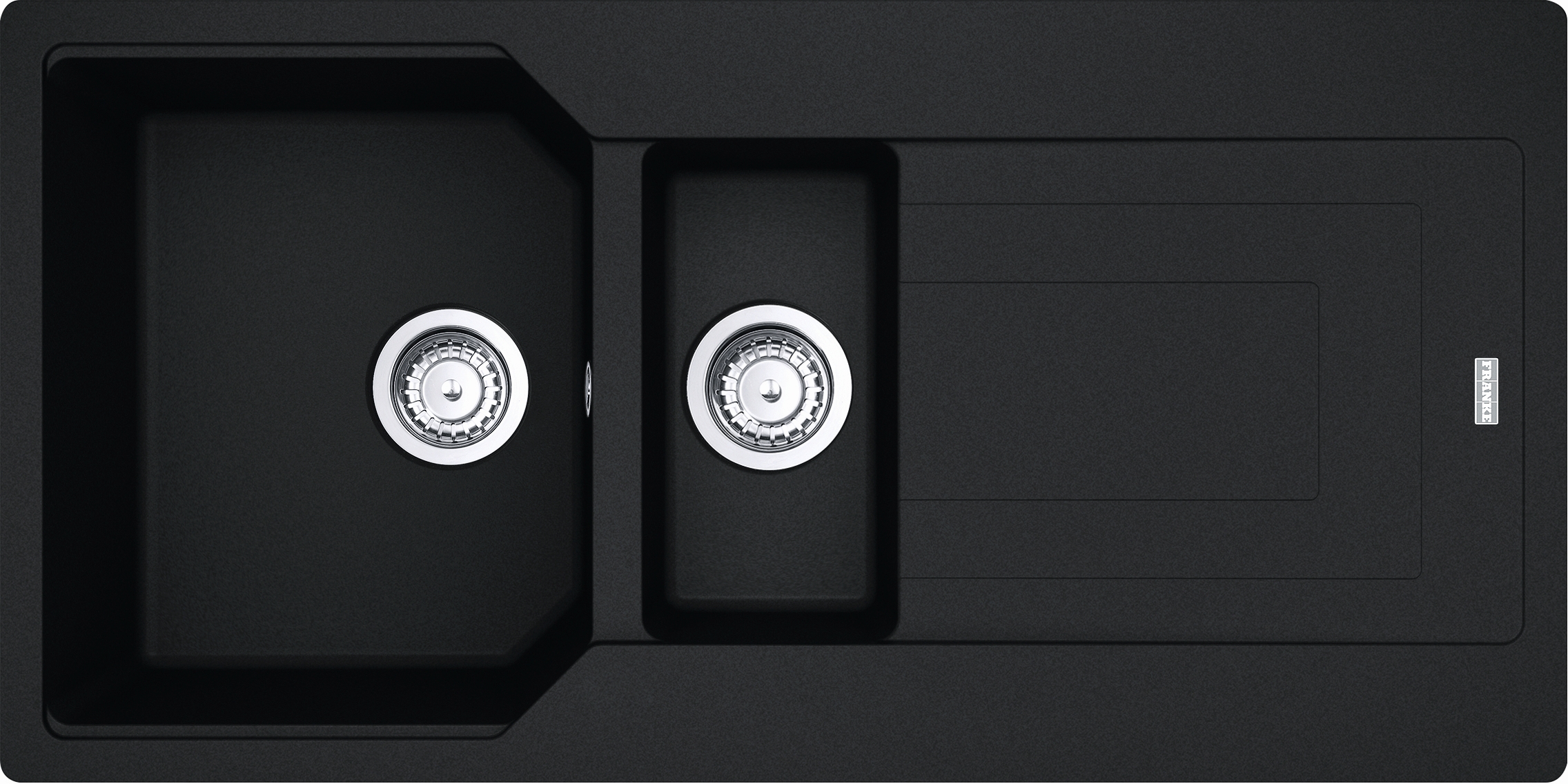 Franke Urban granitspüle 100x50 cm grau/graphit/onyx 114.0687.300