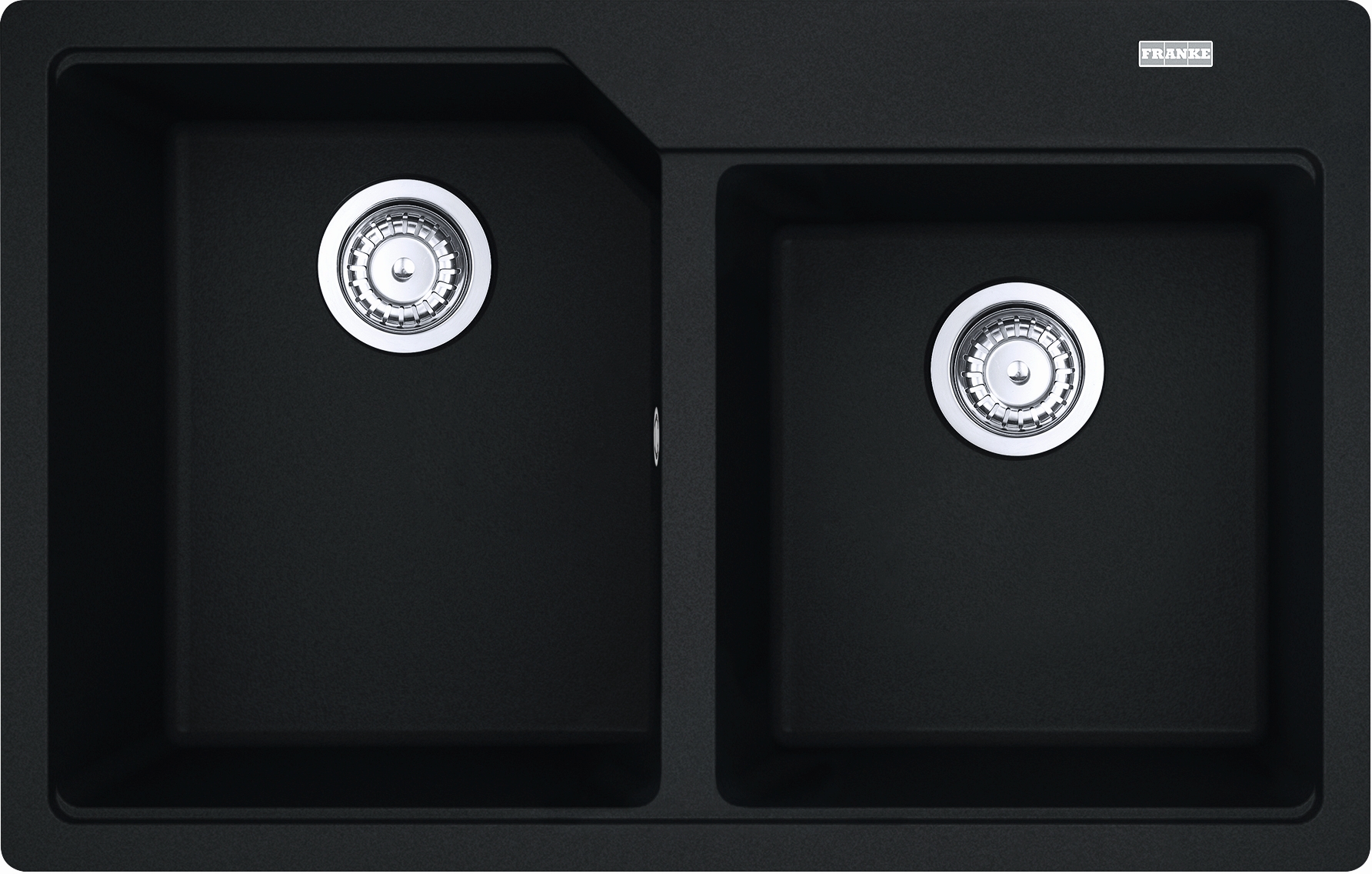 Franke Urban granitspüle 78x50 cm grau/graphit/onyx 114.0687.308