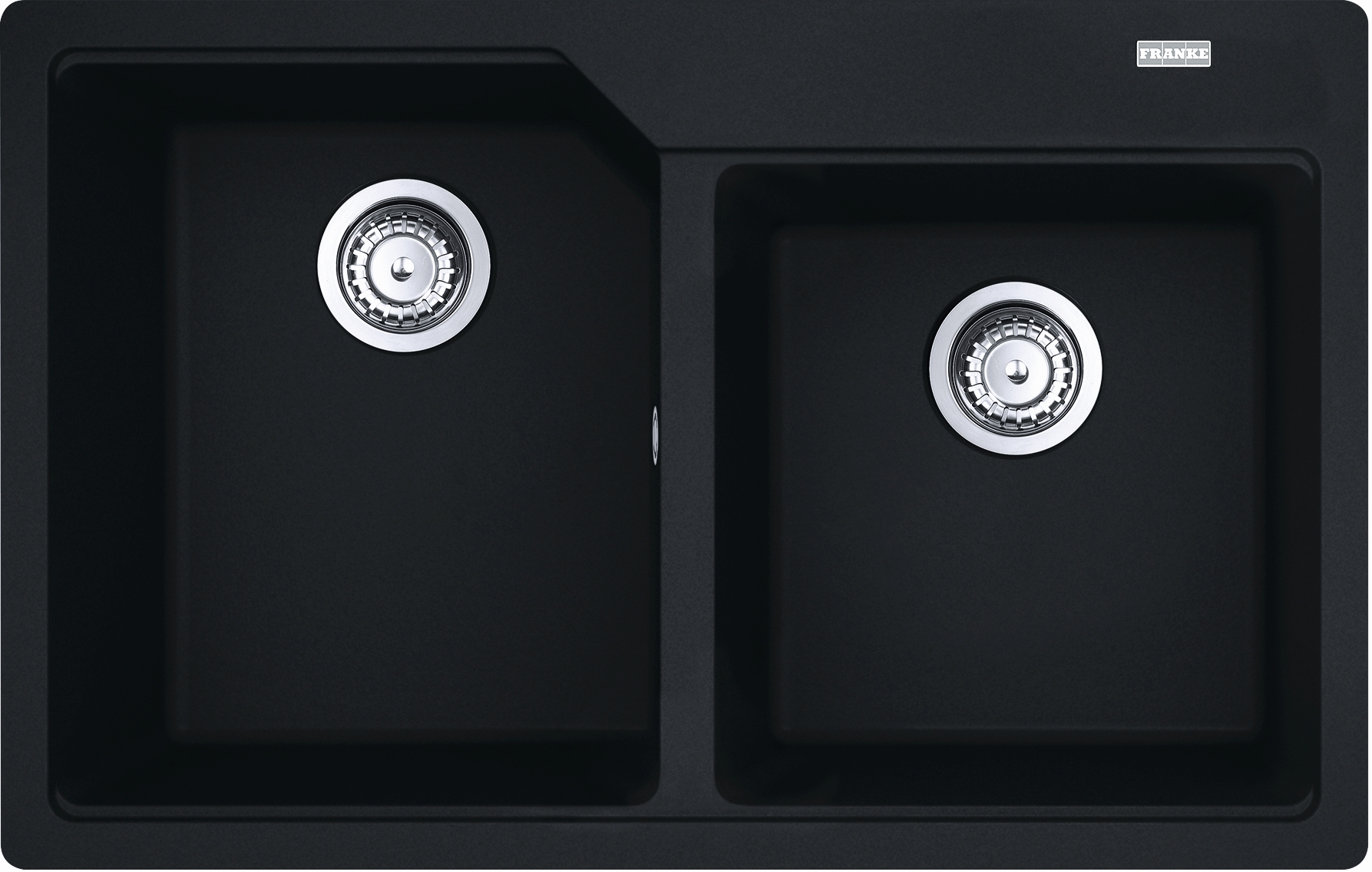 Franke Urban granitspüle 78x50 cm schwarz 114.0687.311