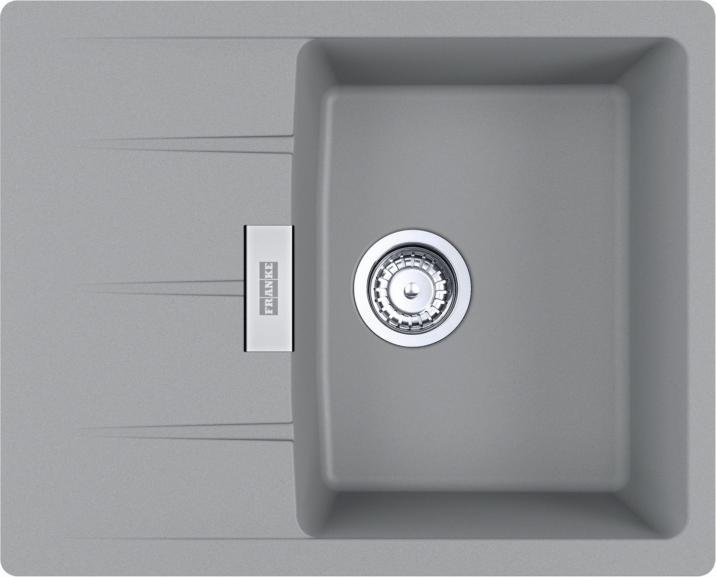 Franke Centro granitspüle 62x50 cm grau/graphit/onyx 114.0687.315