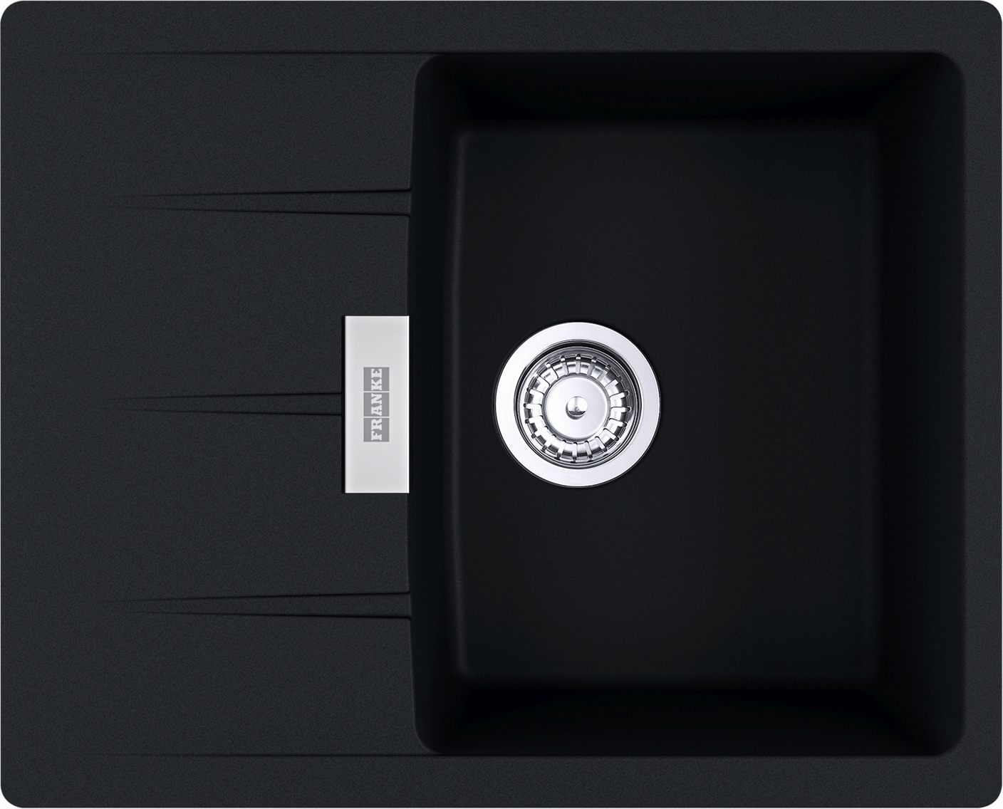 Franke Centro granitspüle 62x50 cm grau/graphit/onyx 114.0687.316