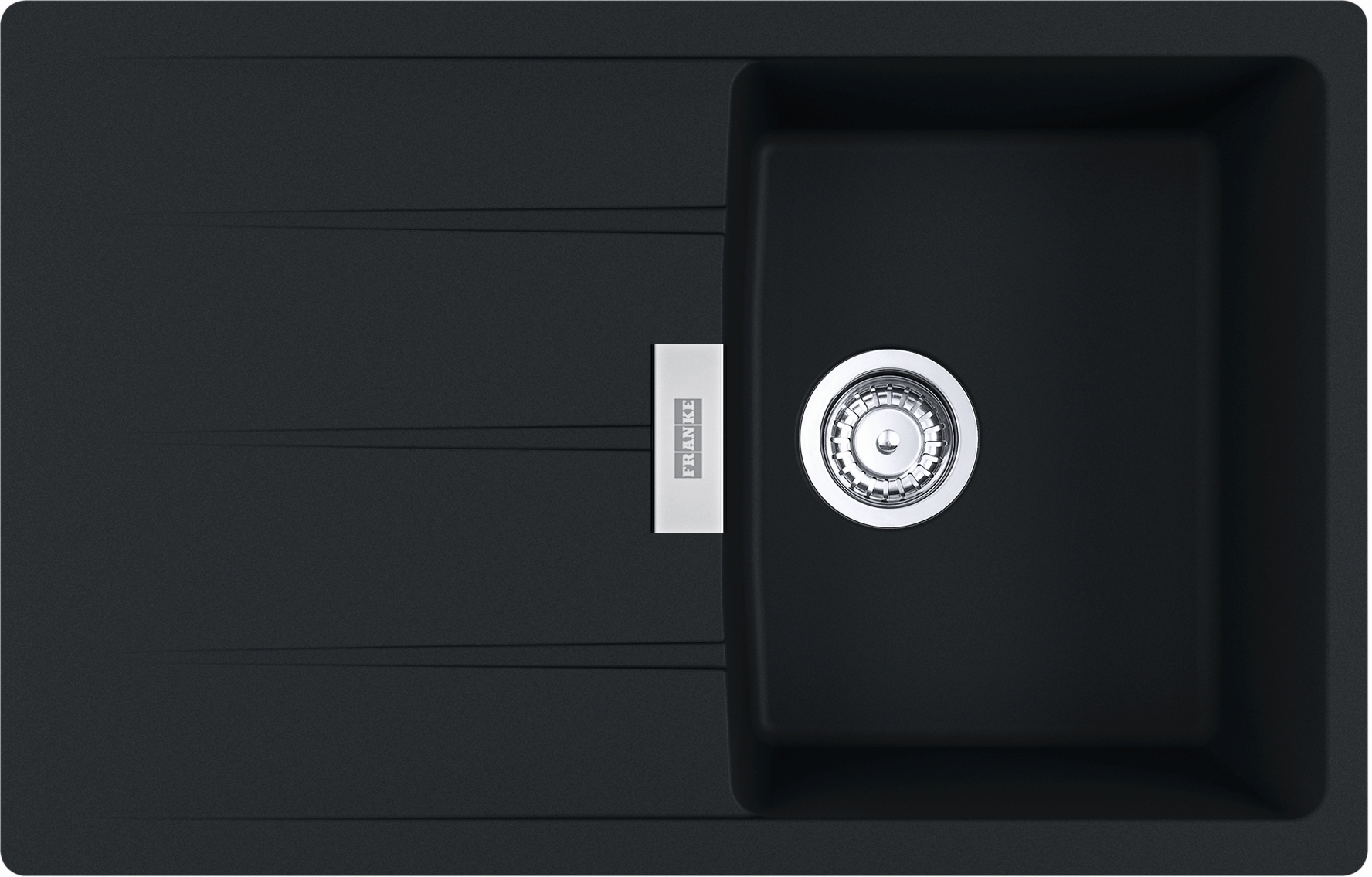 Franke Centro granitspüle 78x50 cm schwarz 114.0687.318