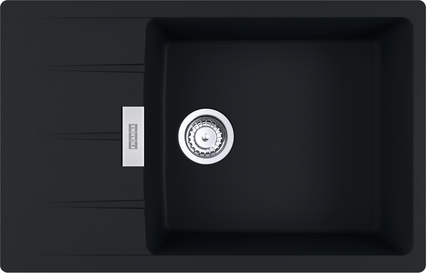 Franke Centro Granitspüle 78x50 cm schwarz 114.0687.323