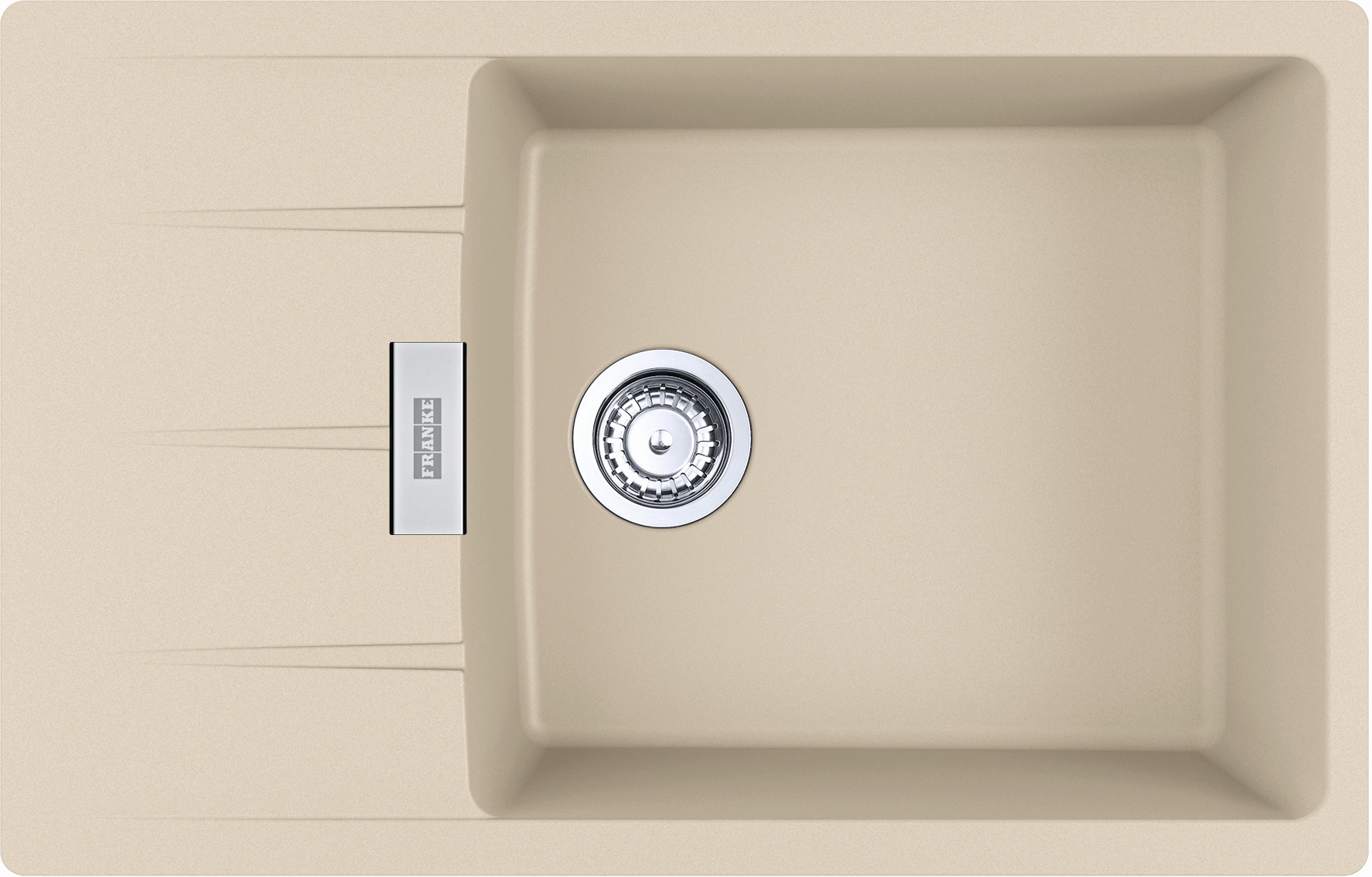 Franke Centro granitspüle 78x50 cm beige 114.0687.324