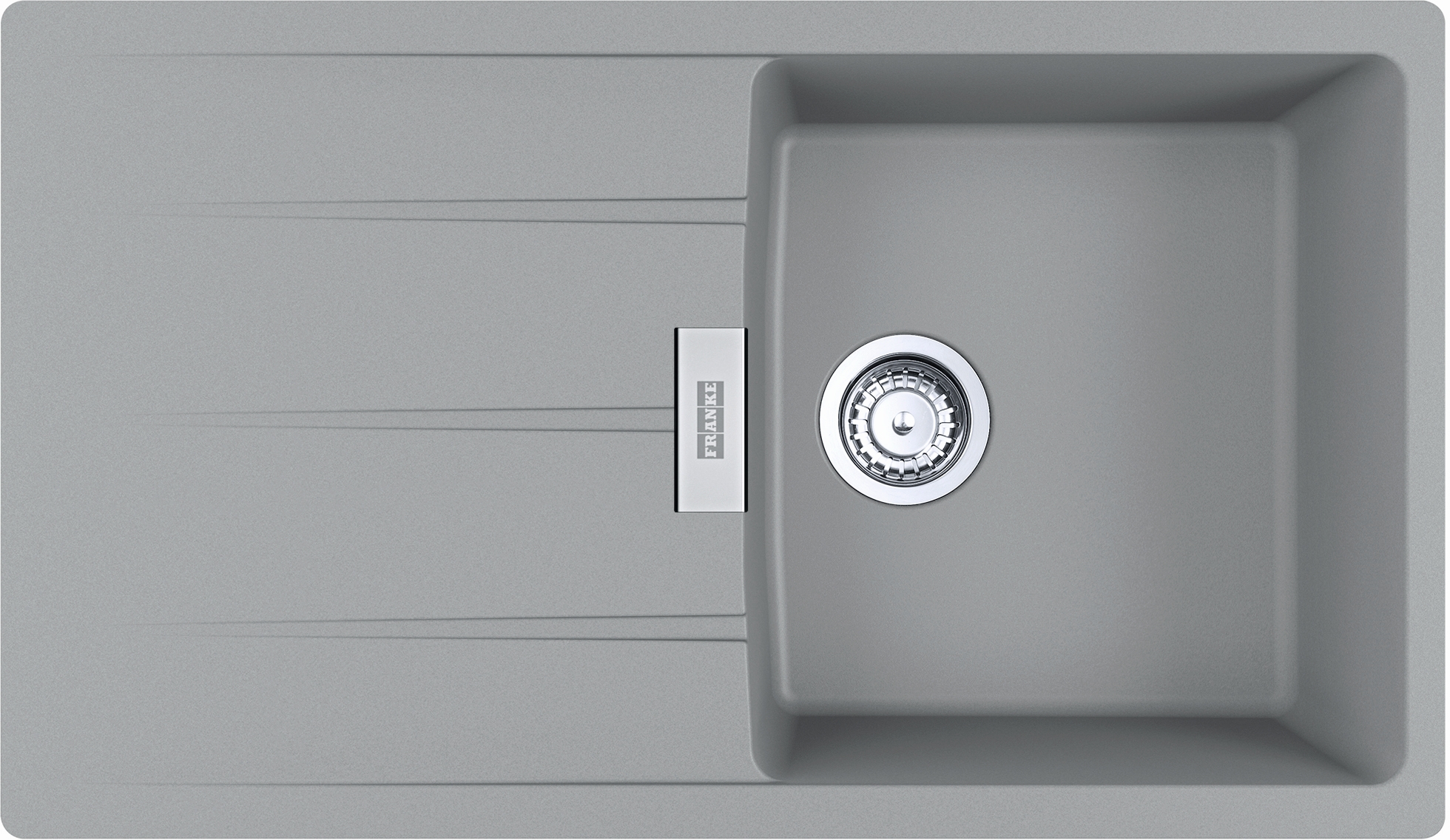 Franke Centro granitspüle 86x50 cm grau/graphit/onyx 114.0687.329