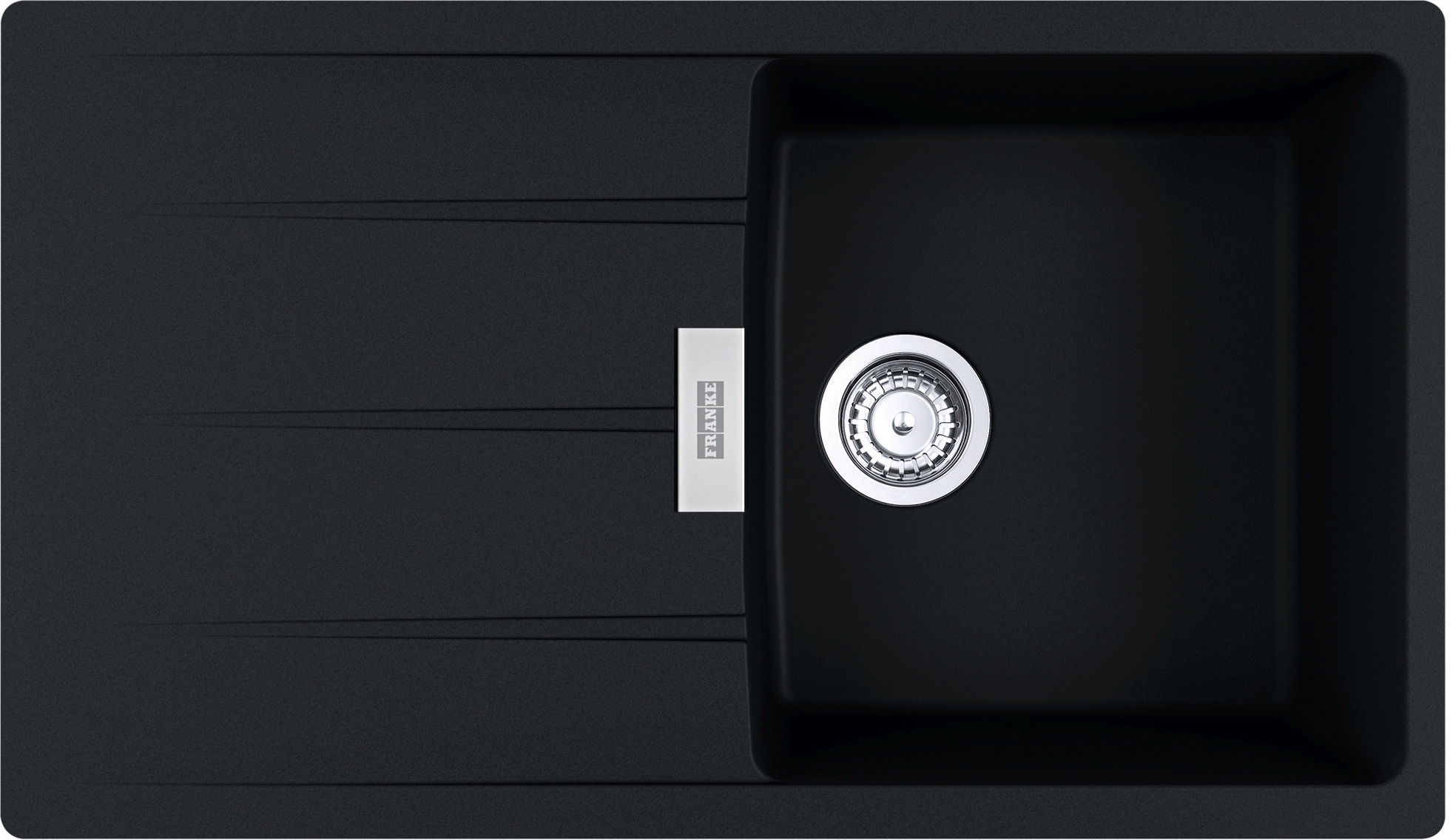 Franke Centro granitspüle 86x50 cm grau/graphit/onyx 114.0687.330