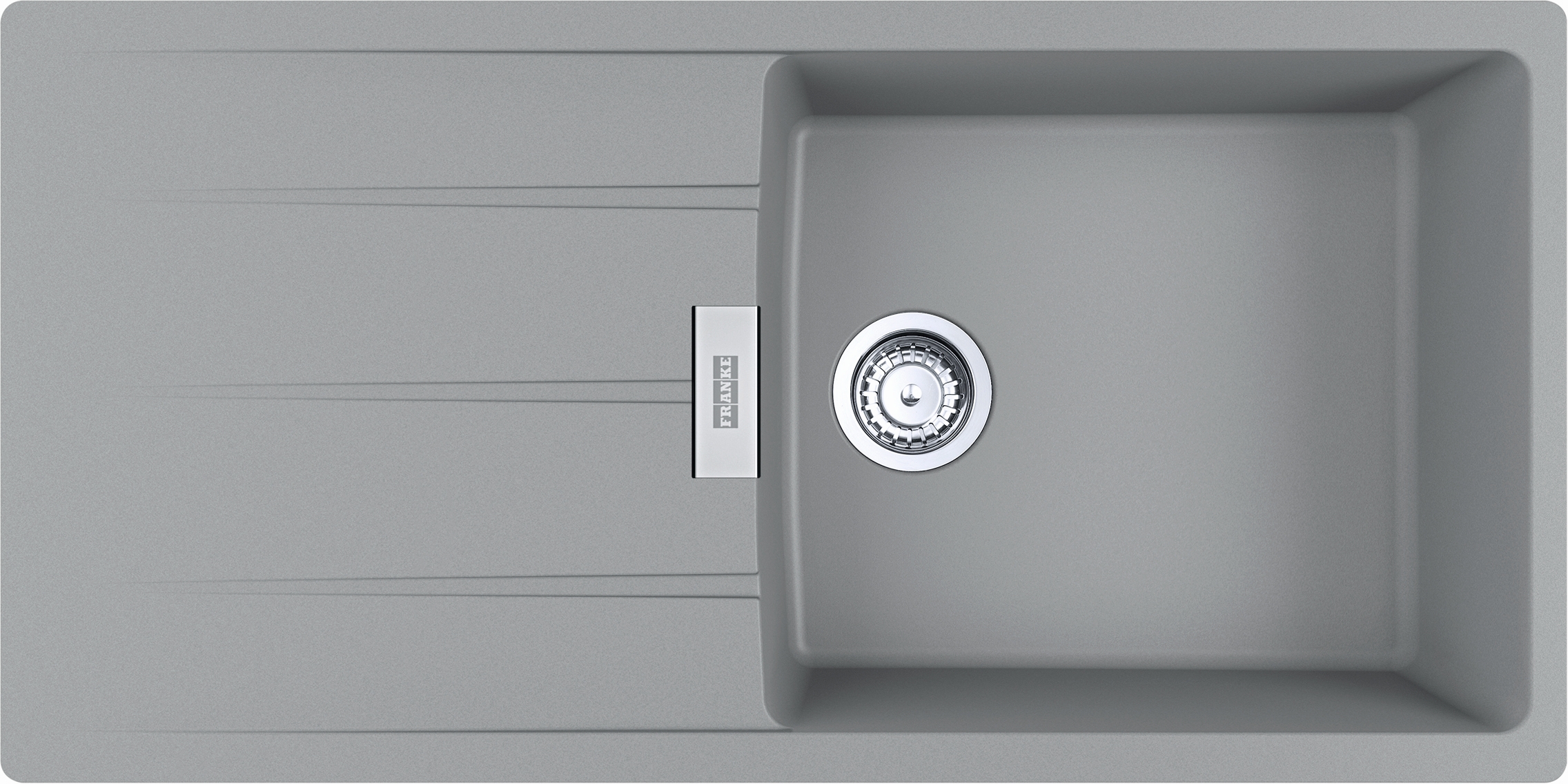 Franke Centro granitspüle 100x50 cm grau/graphit/onyx 114.0687.334