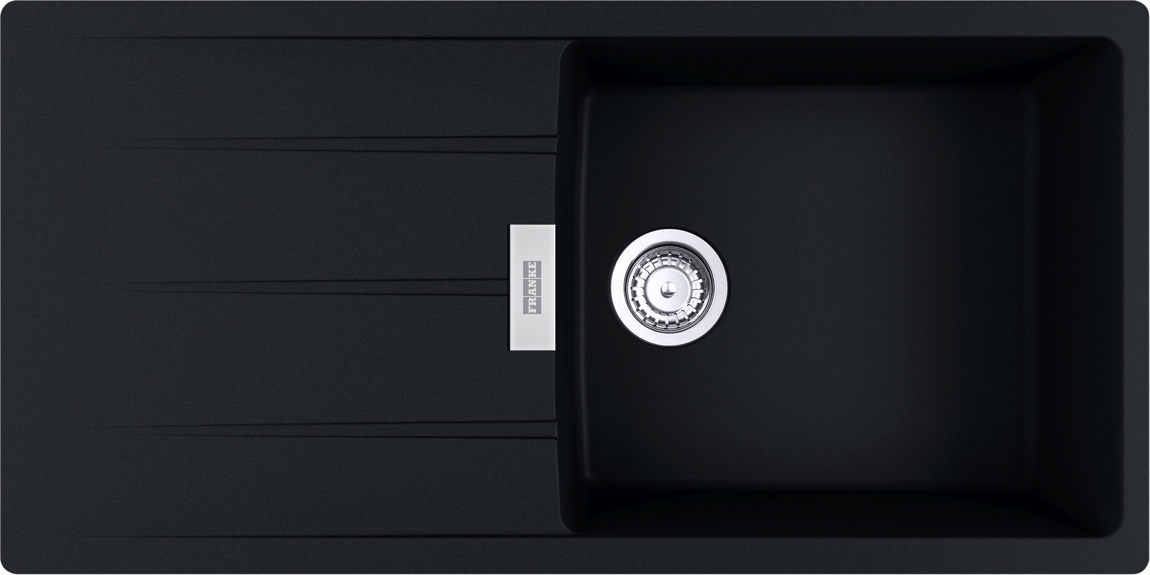 Franke Centro Granitspüle 100x50 cm grau/graphit/onyx 114.0687.335