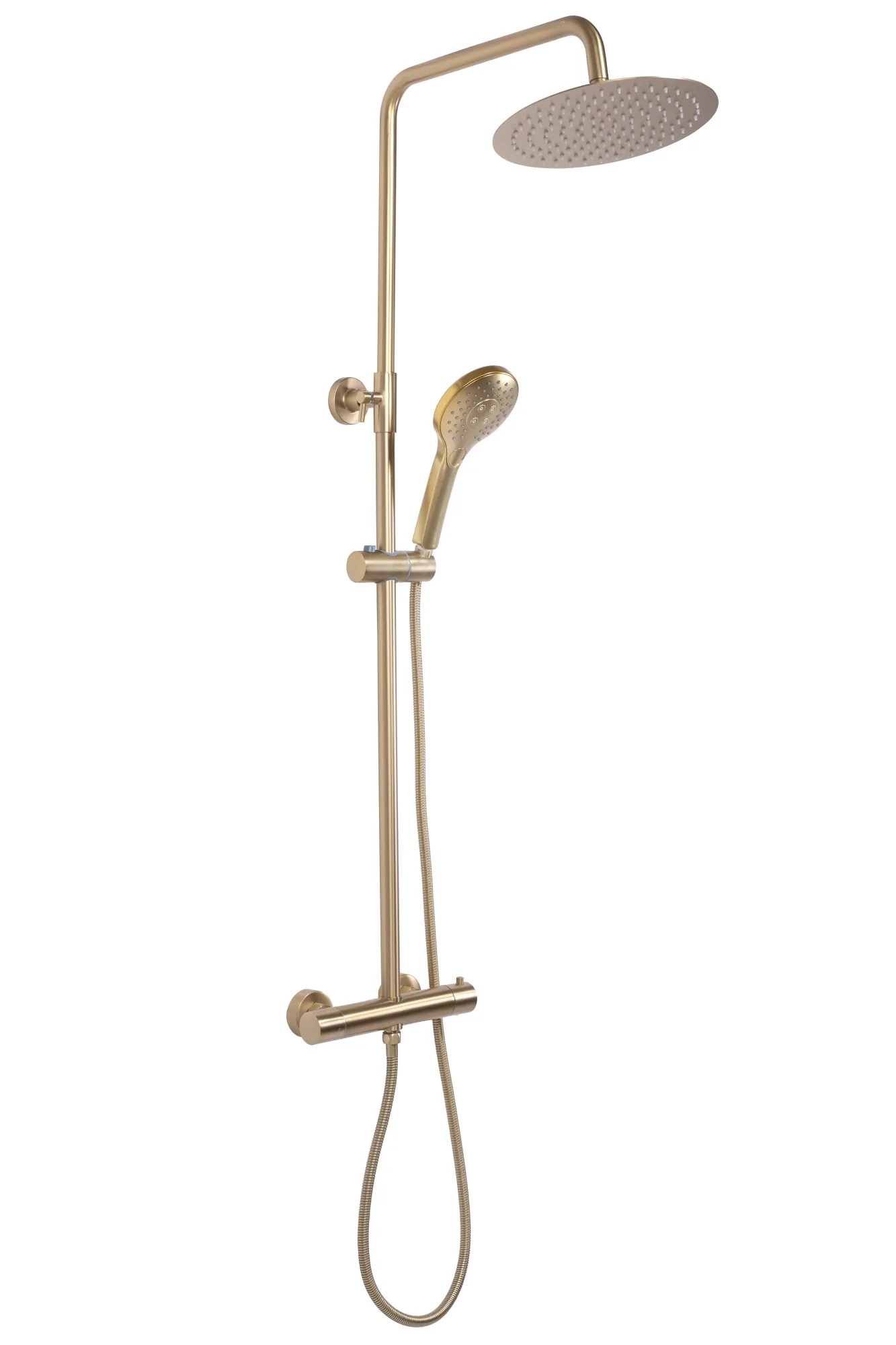 Rea Vincent Duschset Wandmontage mit Thermostat gold REA-P6602