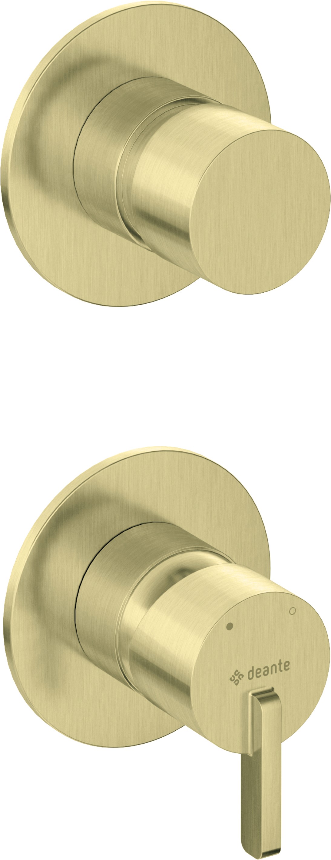 Deante Silia Badewannen- und Duscharmatur Unterputz gold BQS_R44P