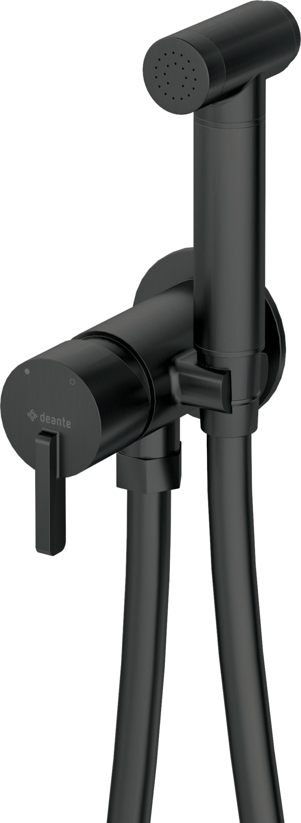 Deante Silia Bidet-Wasserhahn Unterputz schwarz BQSN34M