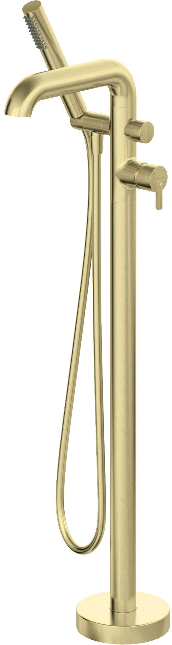 Deante Silia Badewannen- und Duscharmatur freistehend gold BQSR17M