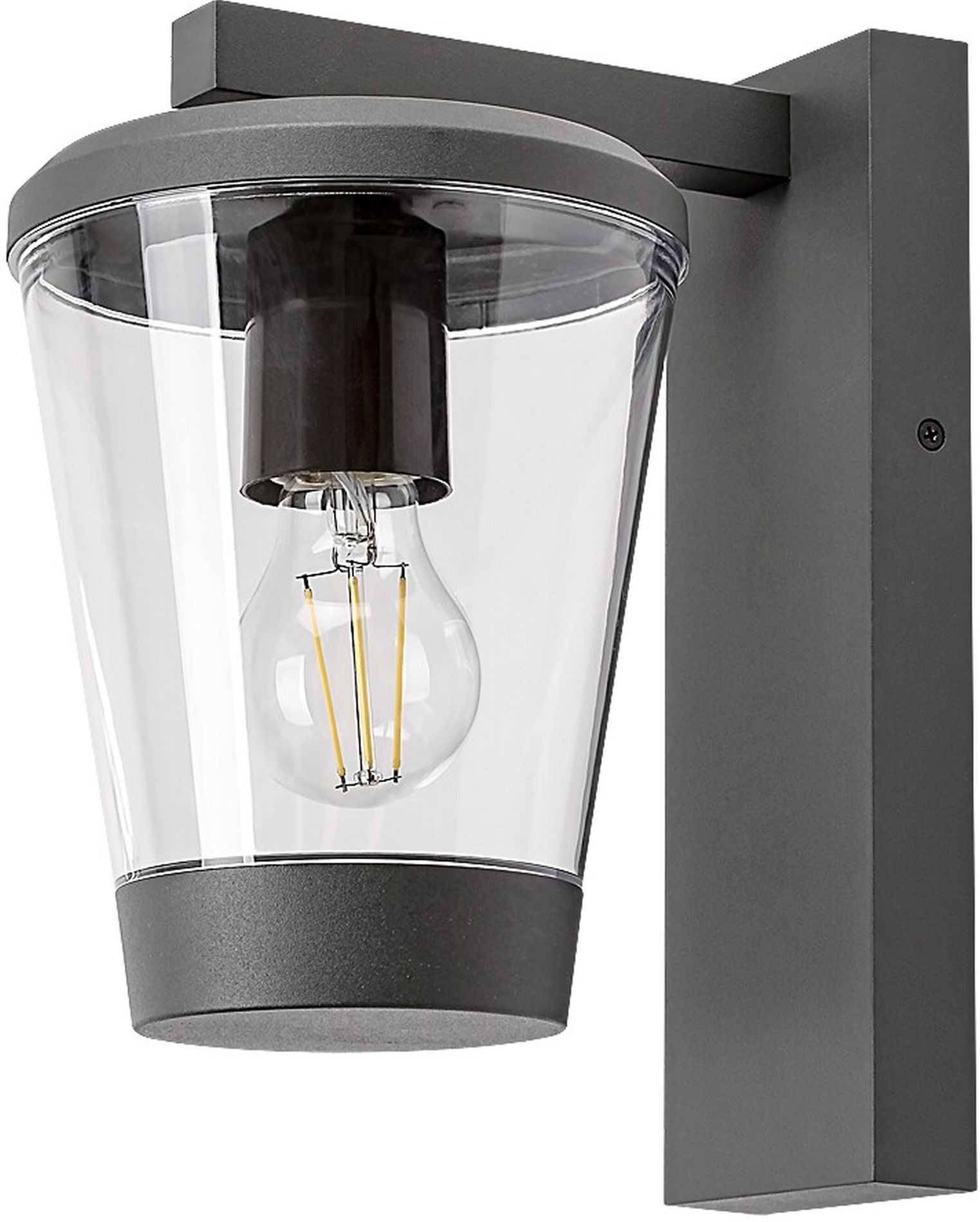 Rabalux Savano Außenwandleuchte 1x40 W transparent-anthrazit 7266