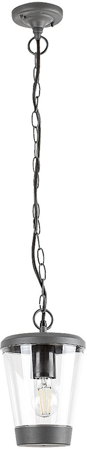 Rabalux Savano Hängelampe für den Außenbereich 1x40 W transparent-anthrazit 7268