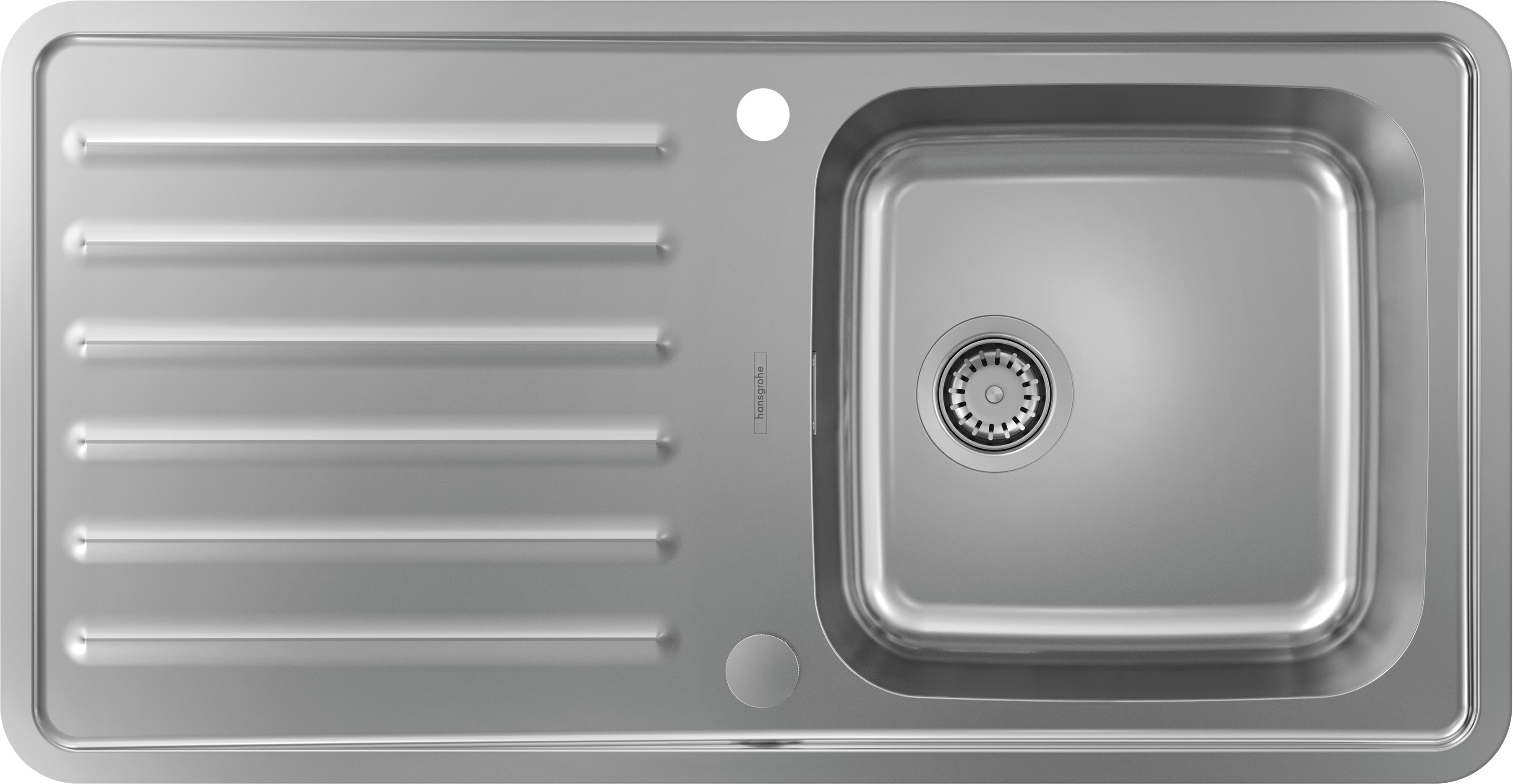 Hansgrohe S41 stahlspüle 97.5x50.5 cm 43338800