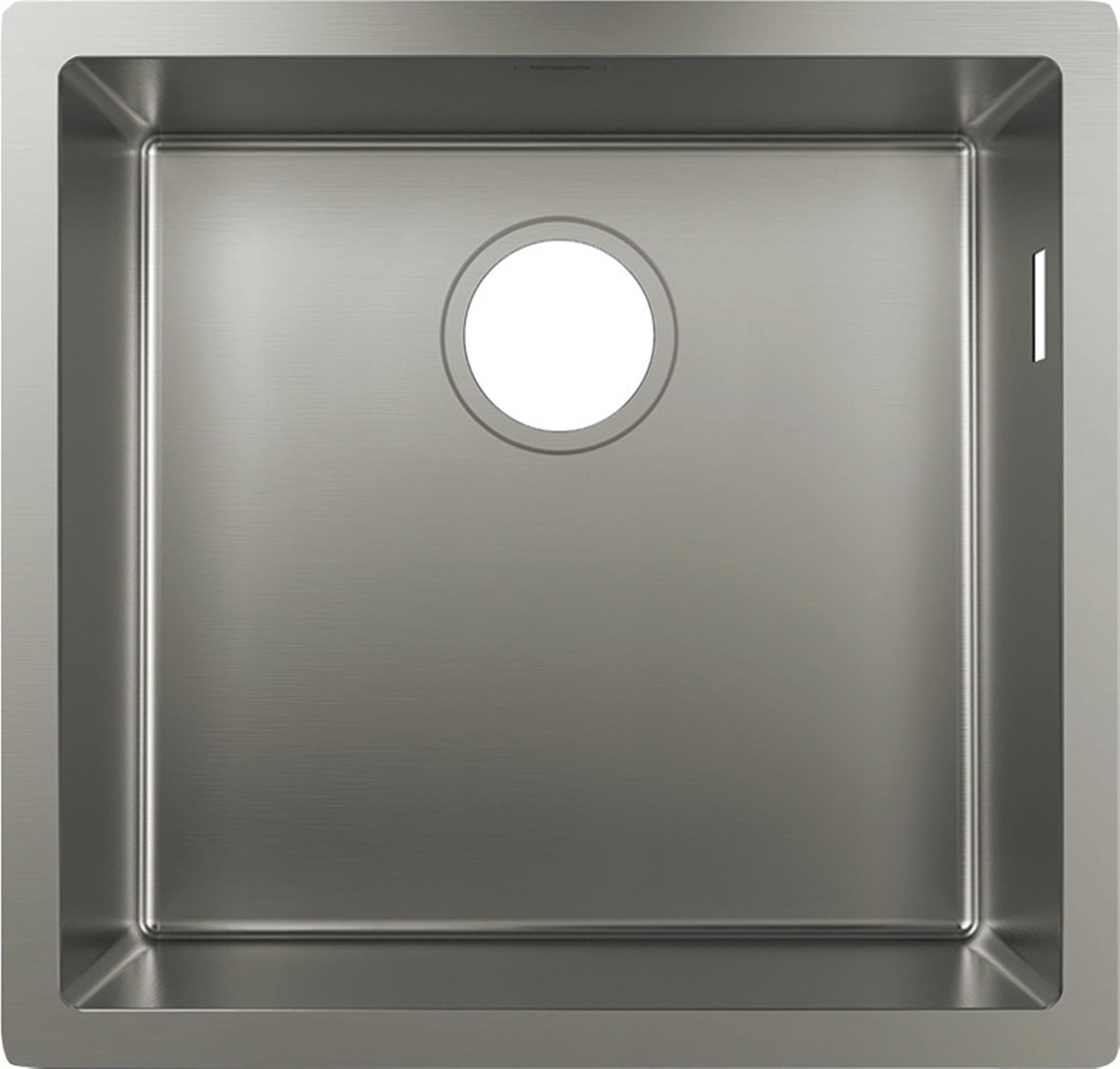 Hansgrohe S 71 Stahlspüle 40.2x40 cm 43425800