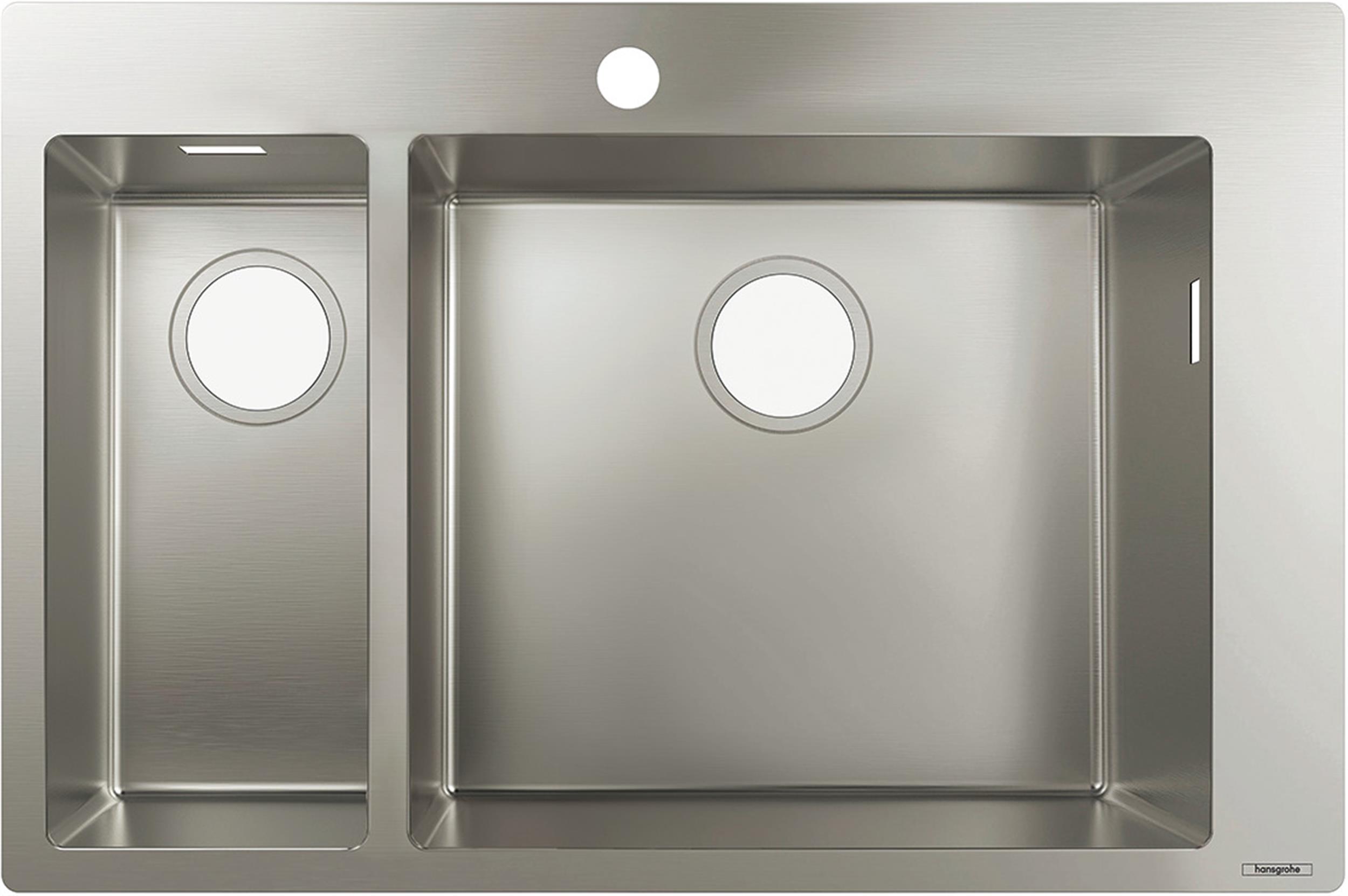 Hansgrohe ShowerTablet stahlspüle 75.5x50 cm 43309800