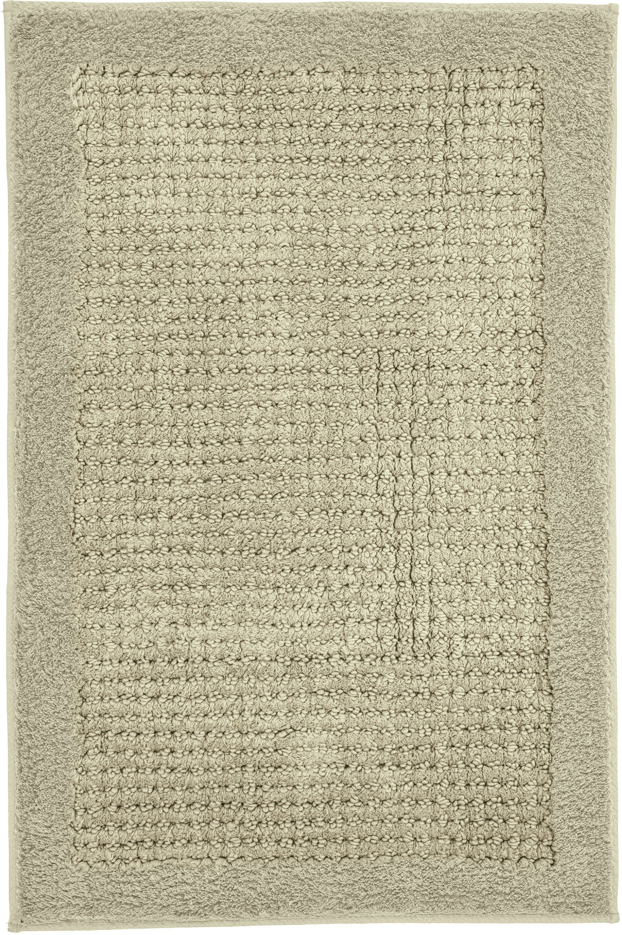 Kleine Wolke Net Badezimmerteppich 120x70 cm rechteckig grün 9171652225