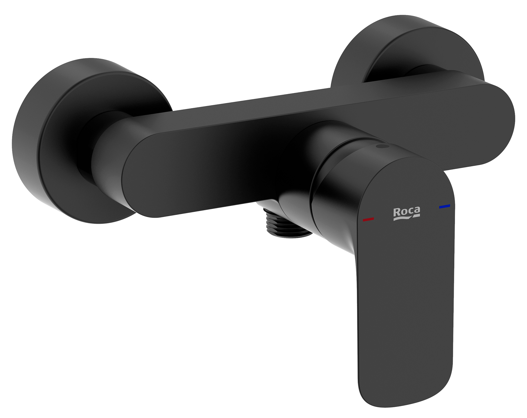 Roca Cala Duschbatterie Wandmontage schwarz A5A216ENB0