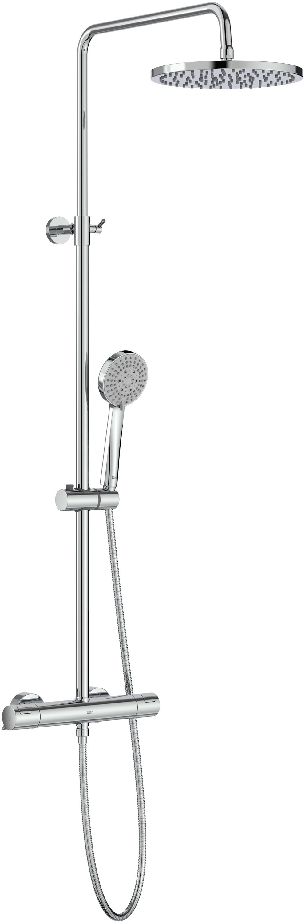 Roca Victoria Duschset Wandmontage mit Thermostat chrom A5A2F18C00