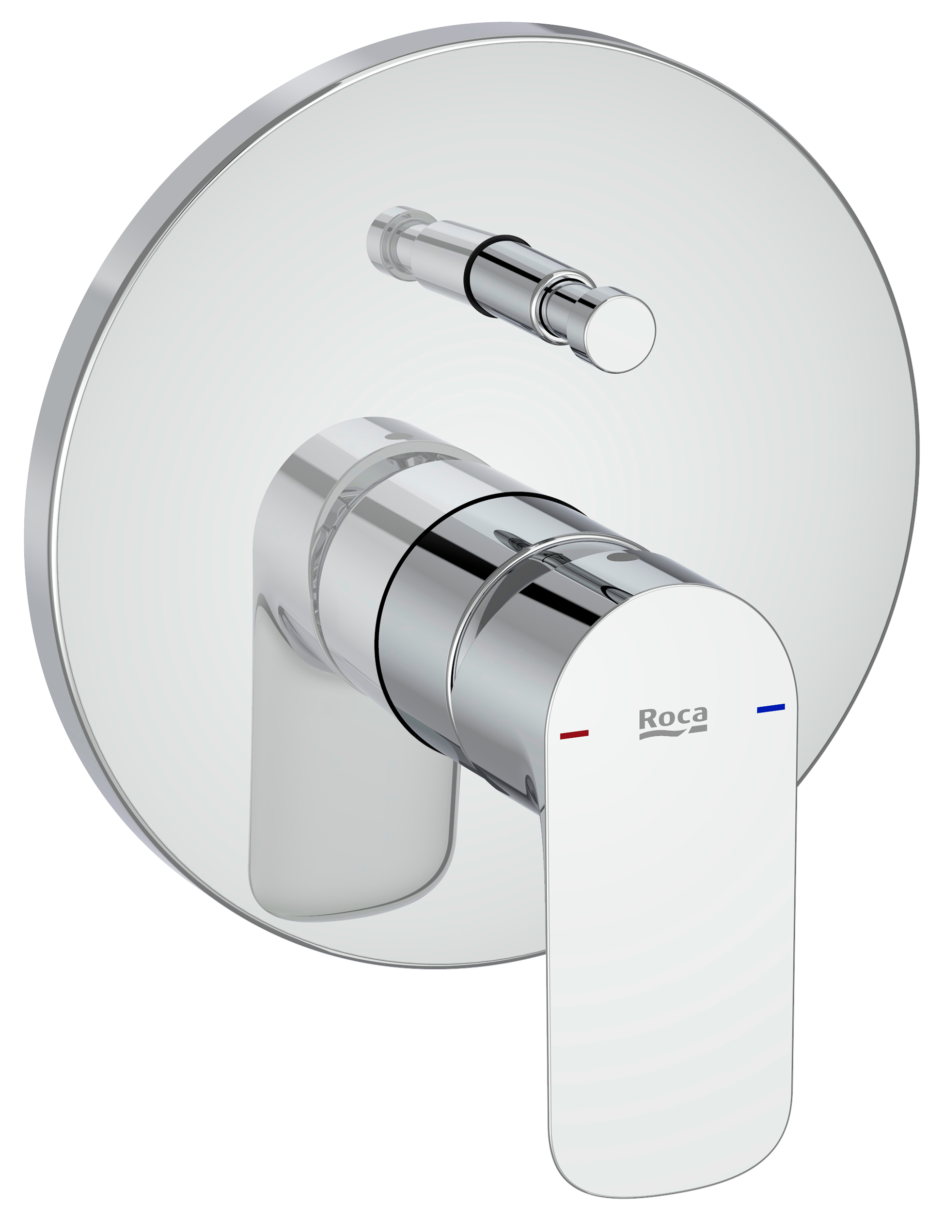 Roca Cala Badewannen- und Duscharmatur Unterputz chrom A5A066EC00