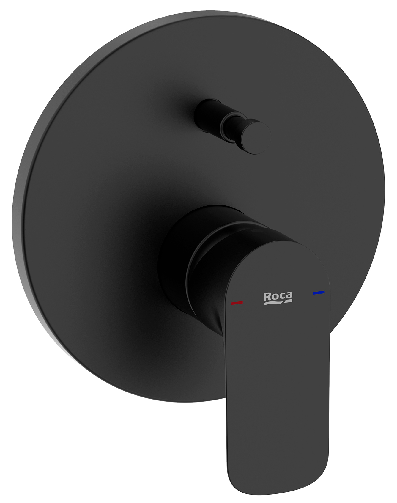 Roca Cala Badewannen- und Duscharmatur Unterputz schwarz A5A066ENB0