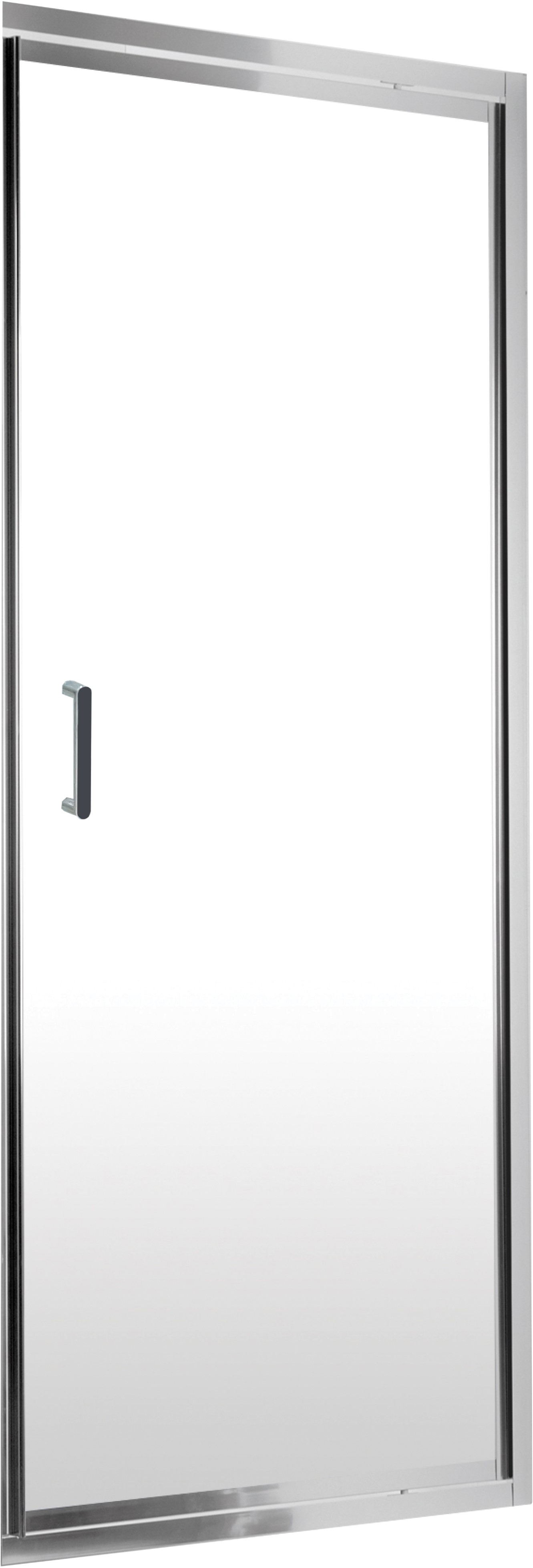 Deante Jasmin Plus Duschtüren 80 cm aufklappbar chrom Glanz/durchsichtiges Glas KTJ012D