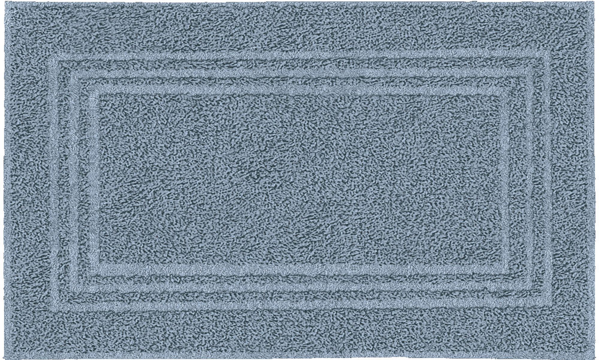 Kleine Wolke Lodge Badezimmerteppich 80x50 cm rechteckig blau 3009746207