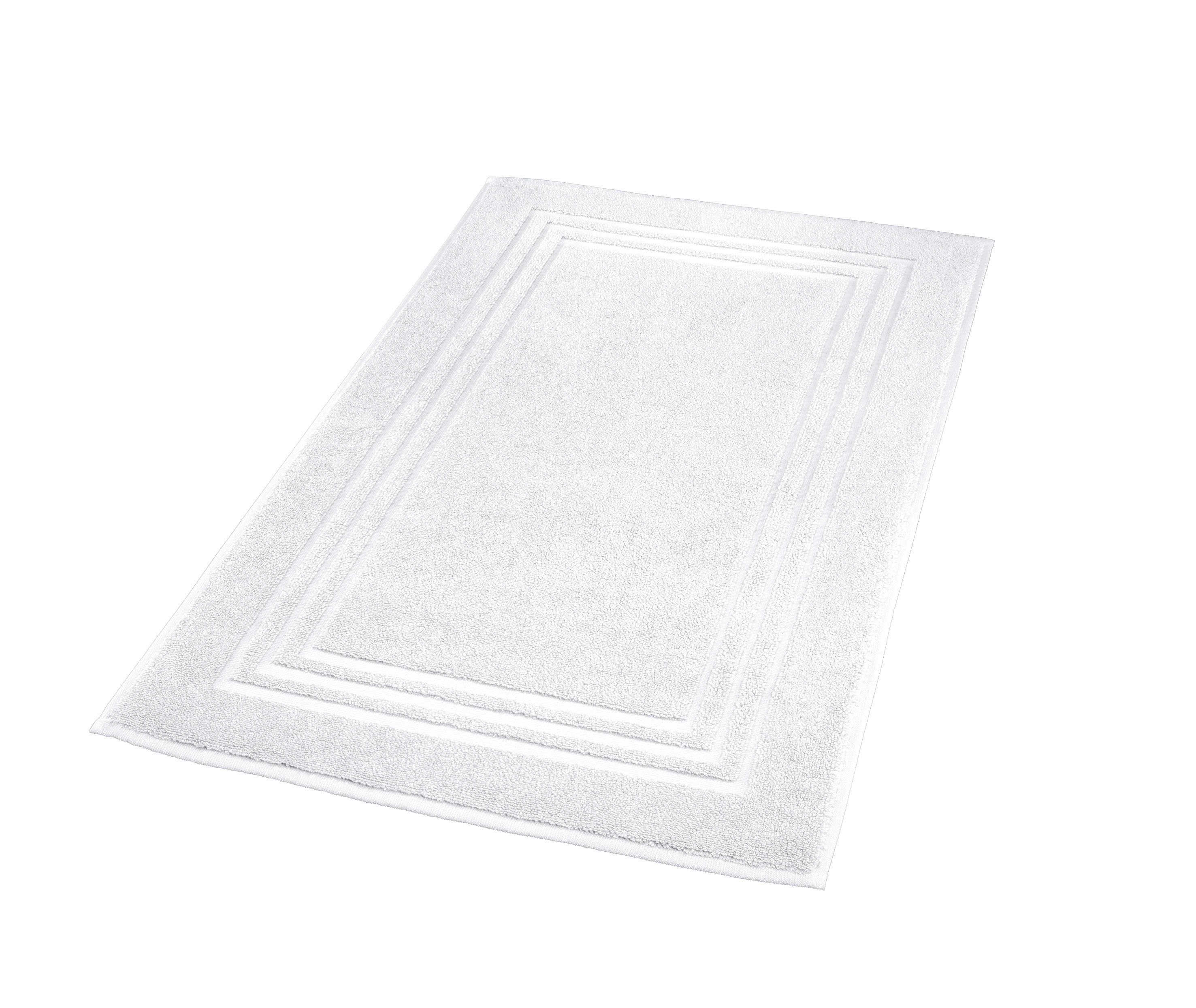 Kleine Wolke Lodge Badezimmerteppich 80x50 cm rechteckig weiß 3009114207