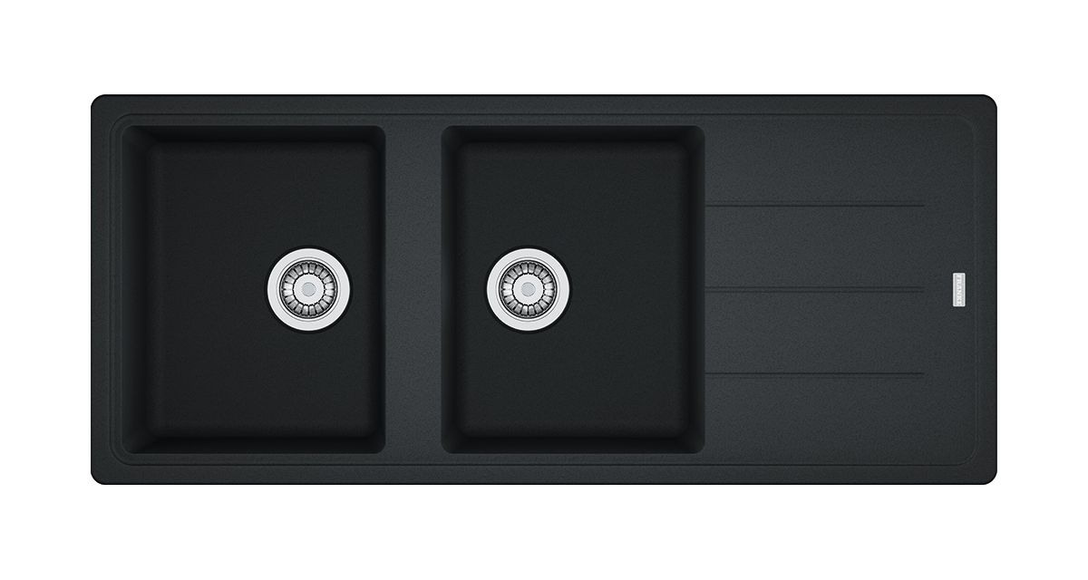 Franke Basis Granitspüle 116x50 cm grau/graphit/onyx 114.0676.263