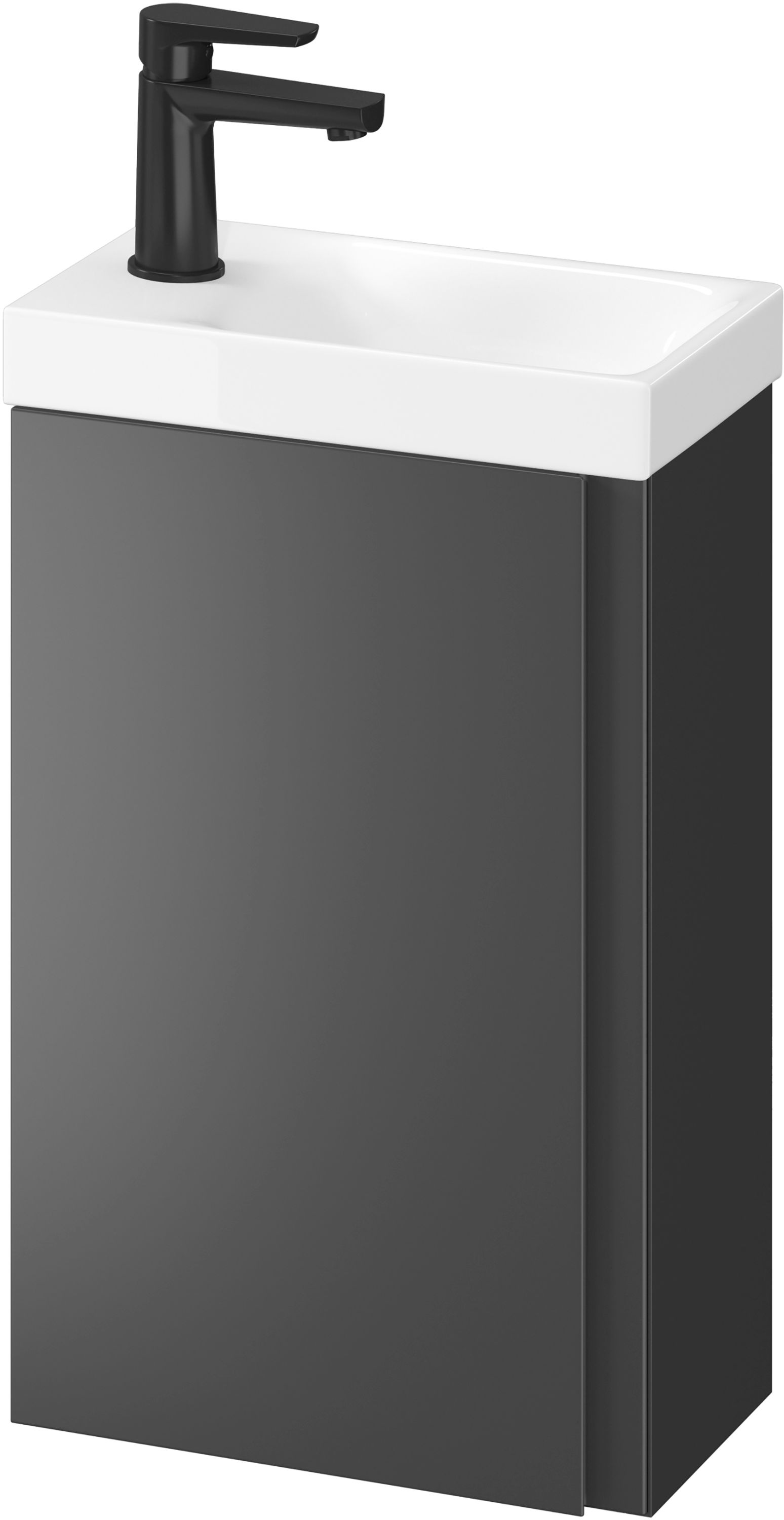 Cersanit Moduo Waschbecken mit Unterschrank 39 cm anthrazit S801-467-DSM