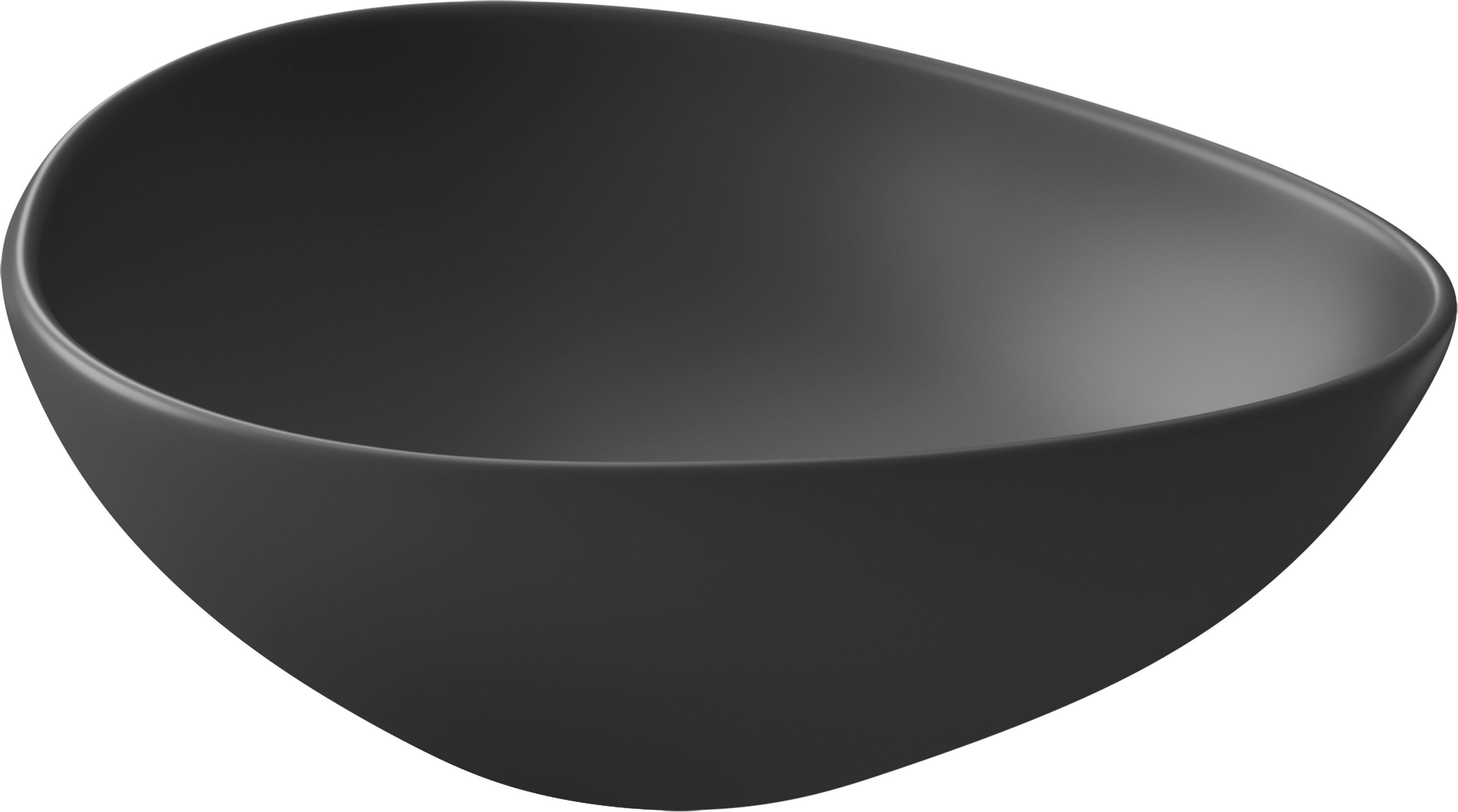 Cersanit Moduo Waschbecken 44x35.5 cm Aufsatzwaschbecken anthrazit K116-105