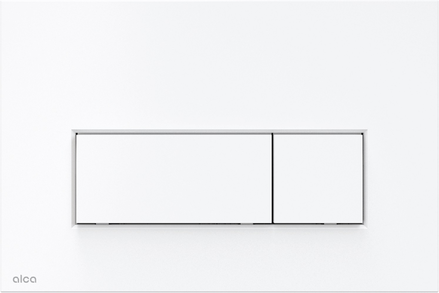 Alca Thin Betätigungsplatte für Toilette weiß M576