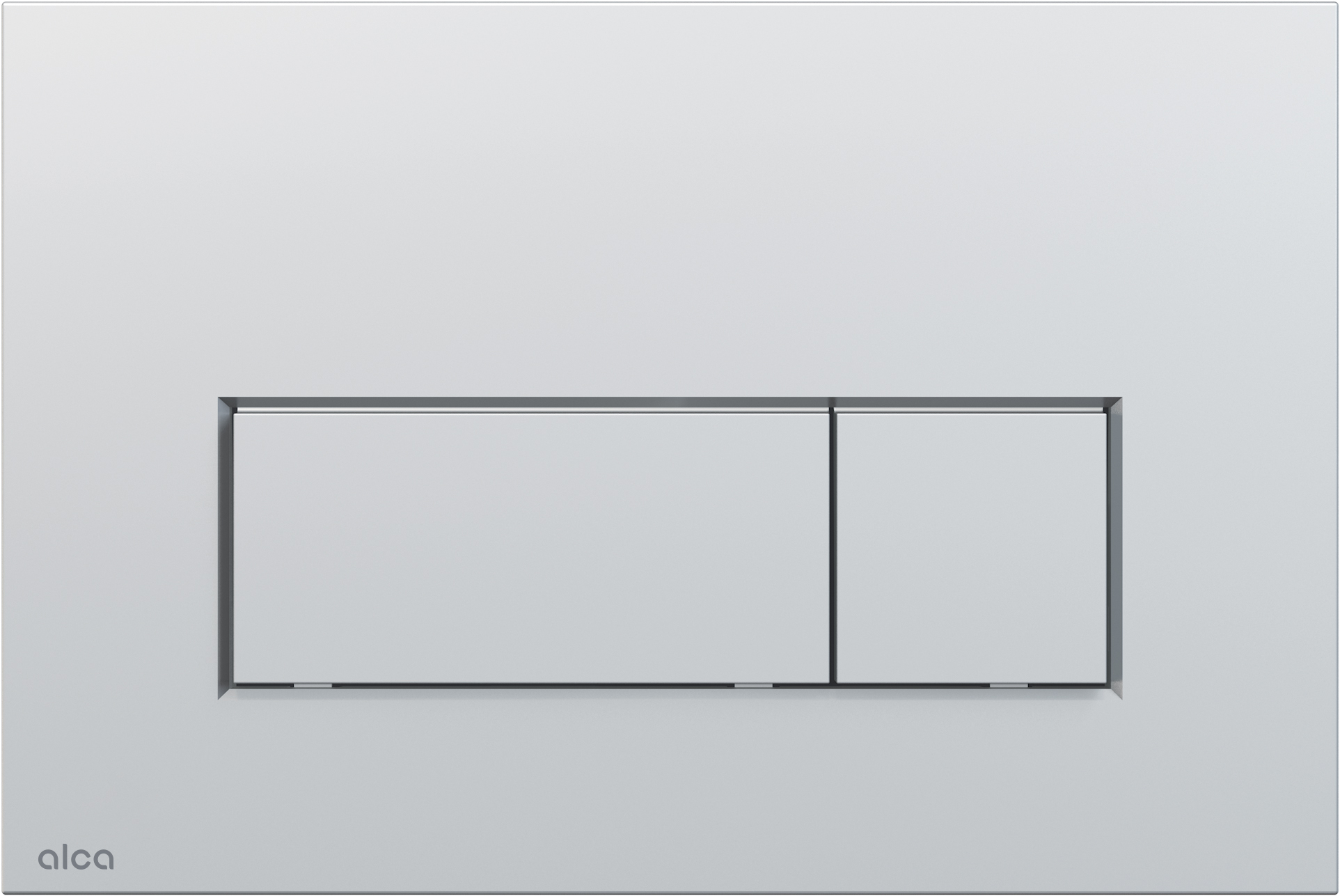 Alca Thin Betätigungsplatte für Toilette mattchrom M572