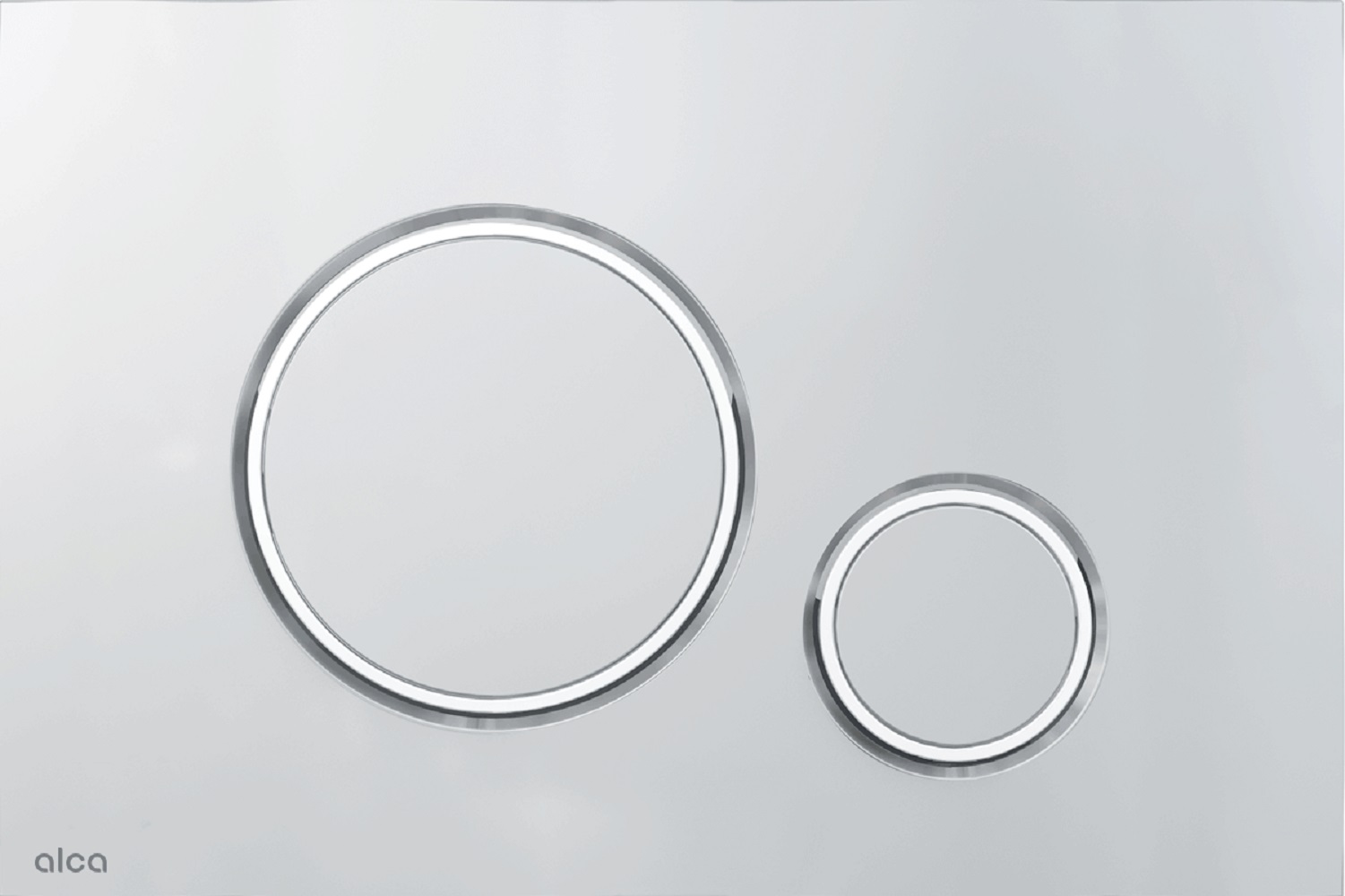 Alca Thin Betätigungsplatte für Toilette mattchrom M772