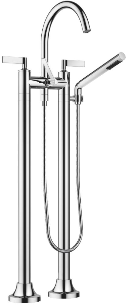 Dornbracht Vaia Badewannen- und Duscharmatur freistehend chrom 25943819-00