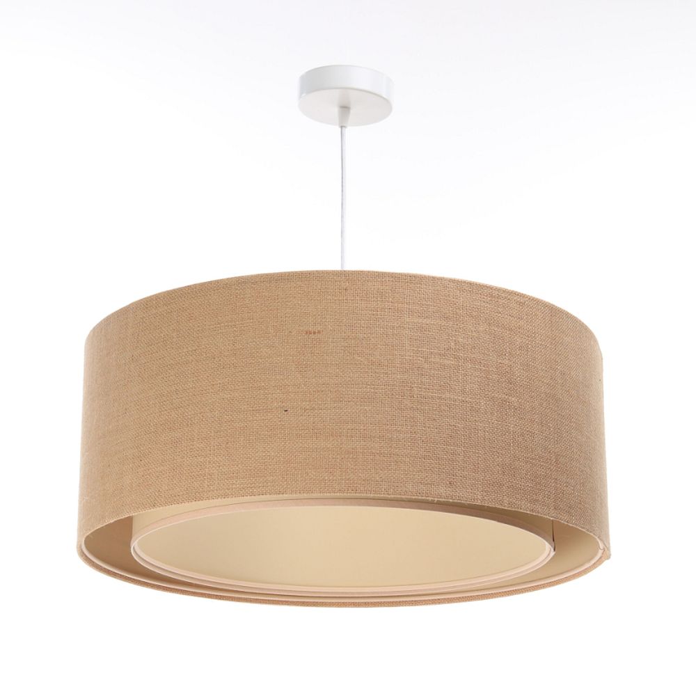BPS Koncept Boho Pendelleuchte 1x60 W cremig-beige 06A-002-40