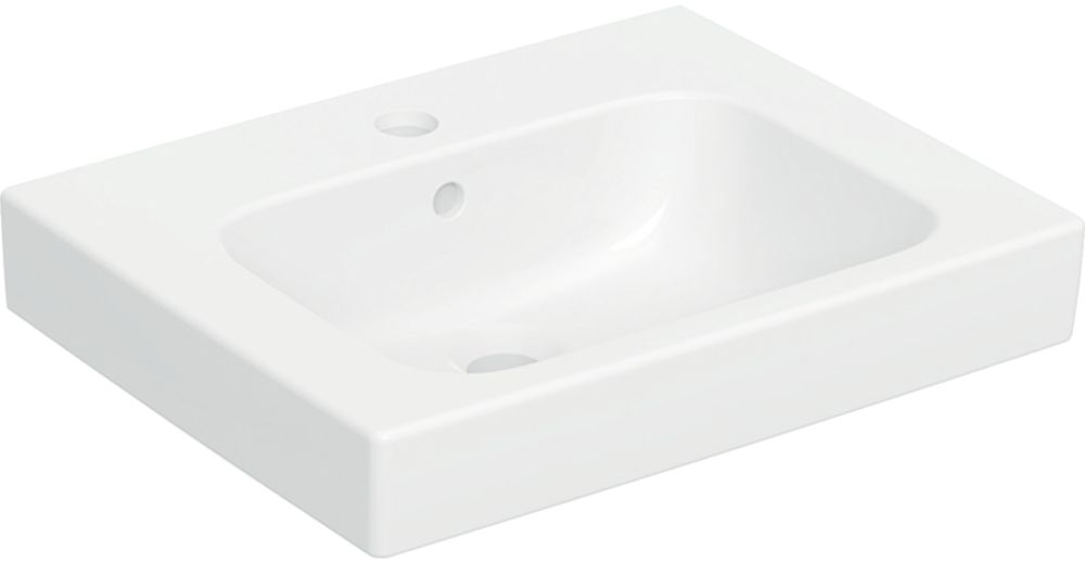 Geberit Modo Waschbecken 50x40 cm rechteckig Möbel weiß 502.831.00.1