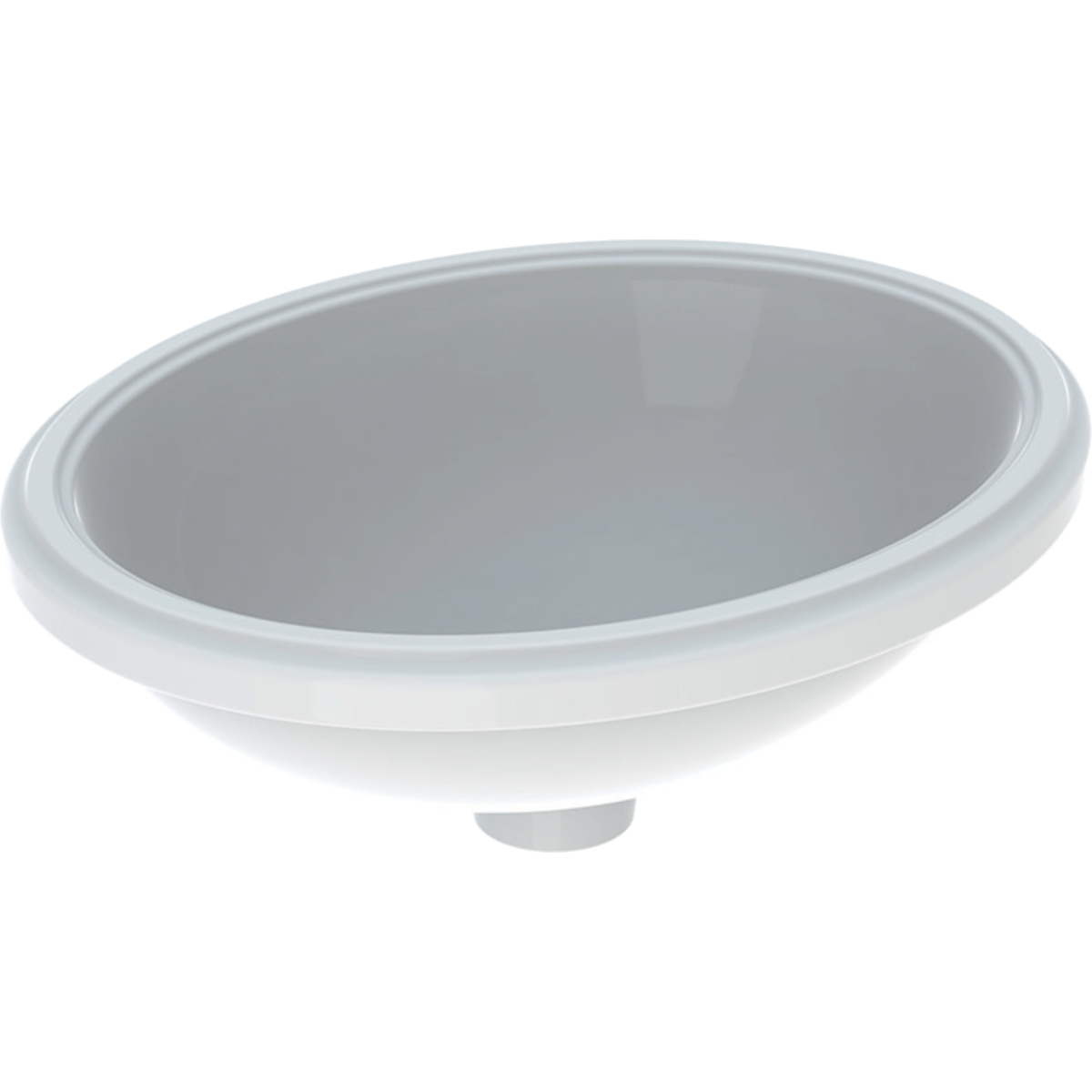 Geberit Variform Waschbecken 42x33 cm oval Unterbauwaschbecken weiß 500.751.01.2