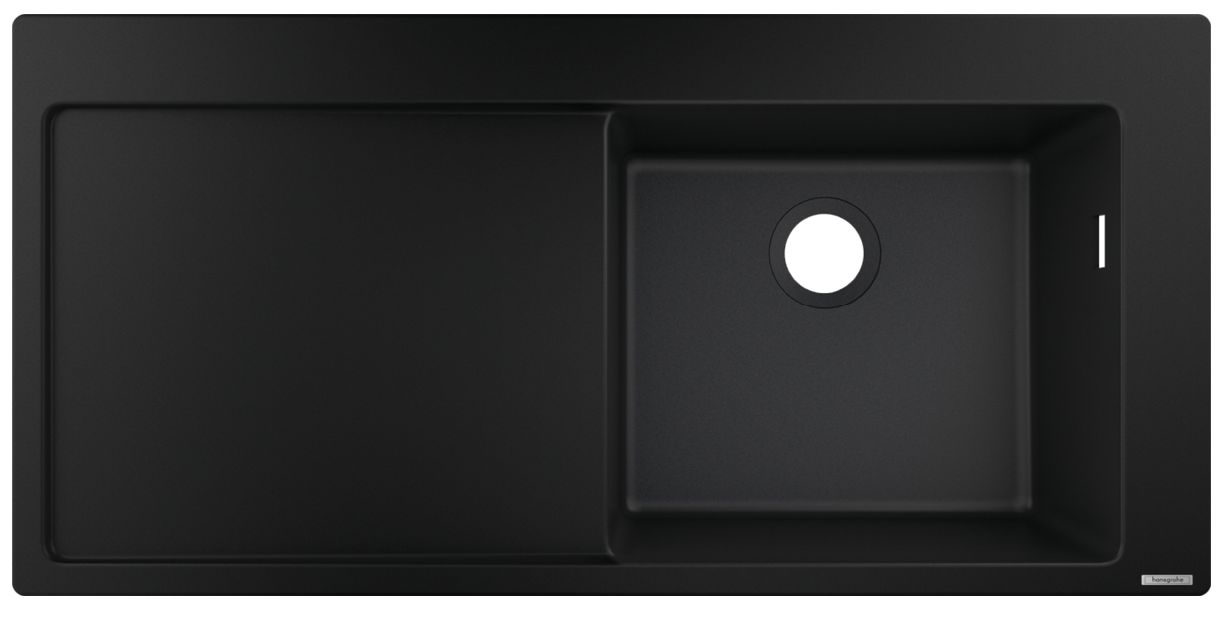 Hansgrohe S 51 Granitspüle 105x51 cm schwarz 43314170