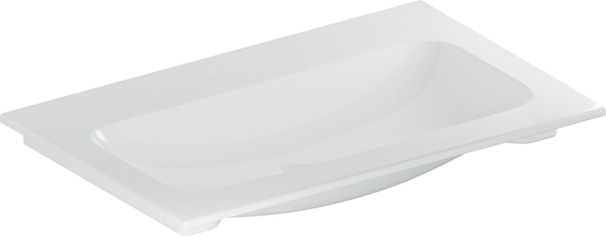 Geberit iCon Waschbecken 75x48 cm rechteckig Möbel weiß 501.844.00.4