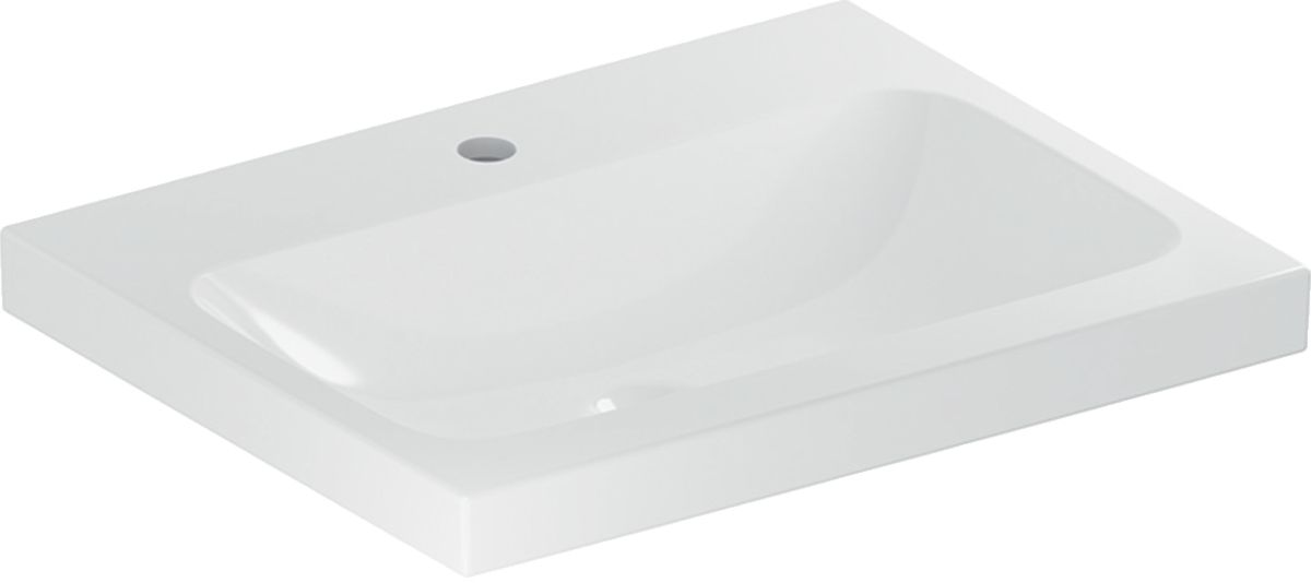 Geberit iCon Waschbecken 60x48 cm rechteckig Möbel weiß 501.834.00.6