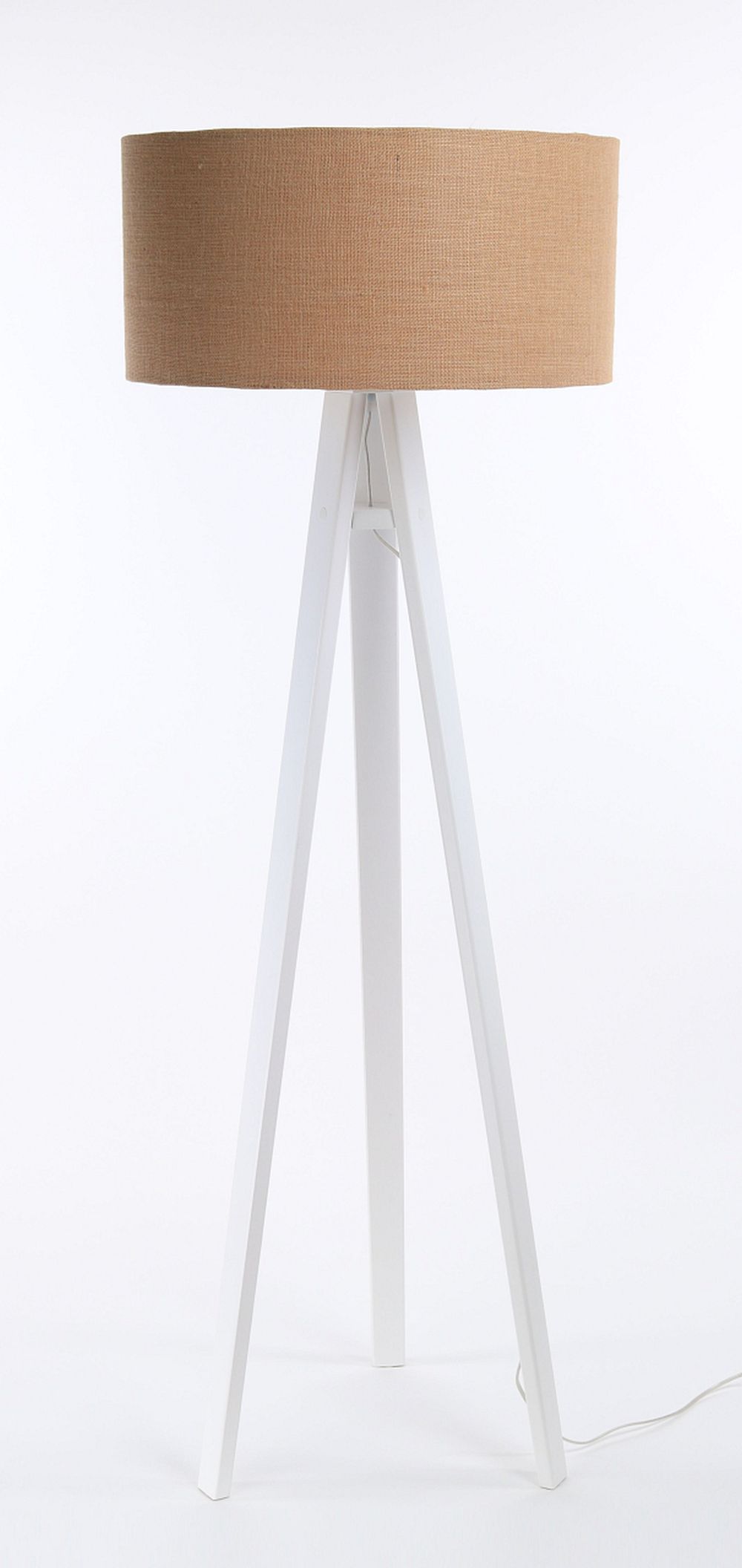 BPS Koncept Boho Stehlampe 1x60 W weiß-cremig 0E0P-131W-50