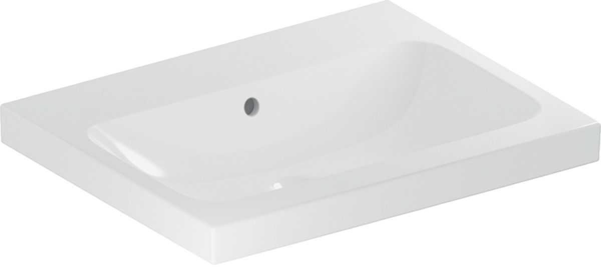 Geberit iCon Waschbecken 60x48 cm rechteckig Möbel weiß 501.834.00.4