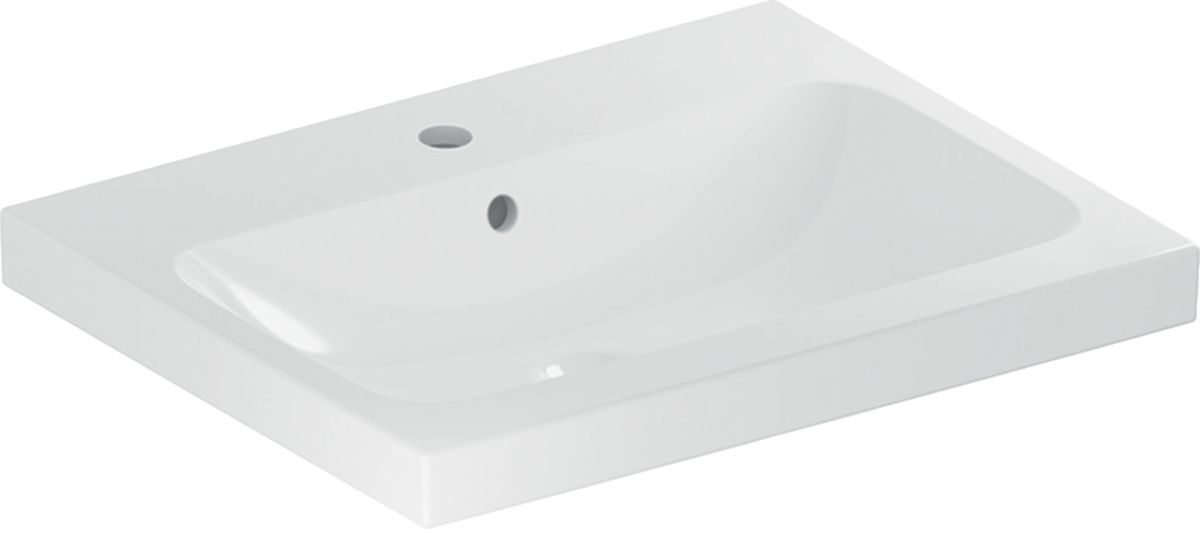 Geberit iCon Waschbecken 60x48 cm rechteckig Möbel weiß 501.834.00.2