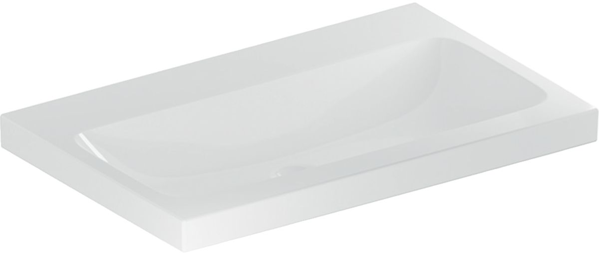 Geberit iCon Waschbecken 75x48 cm rechteckig Möbel weiß 501.835.00.8