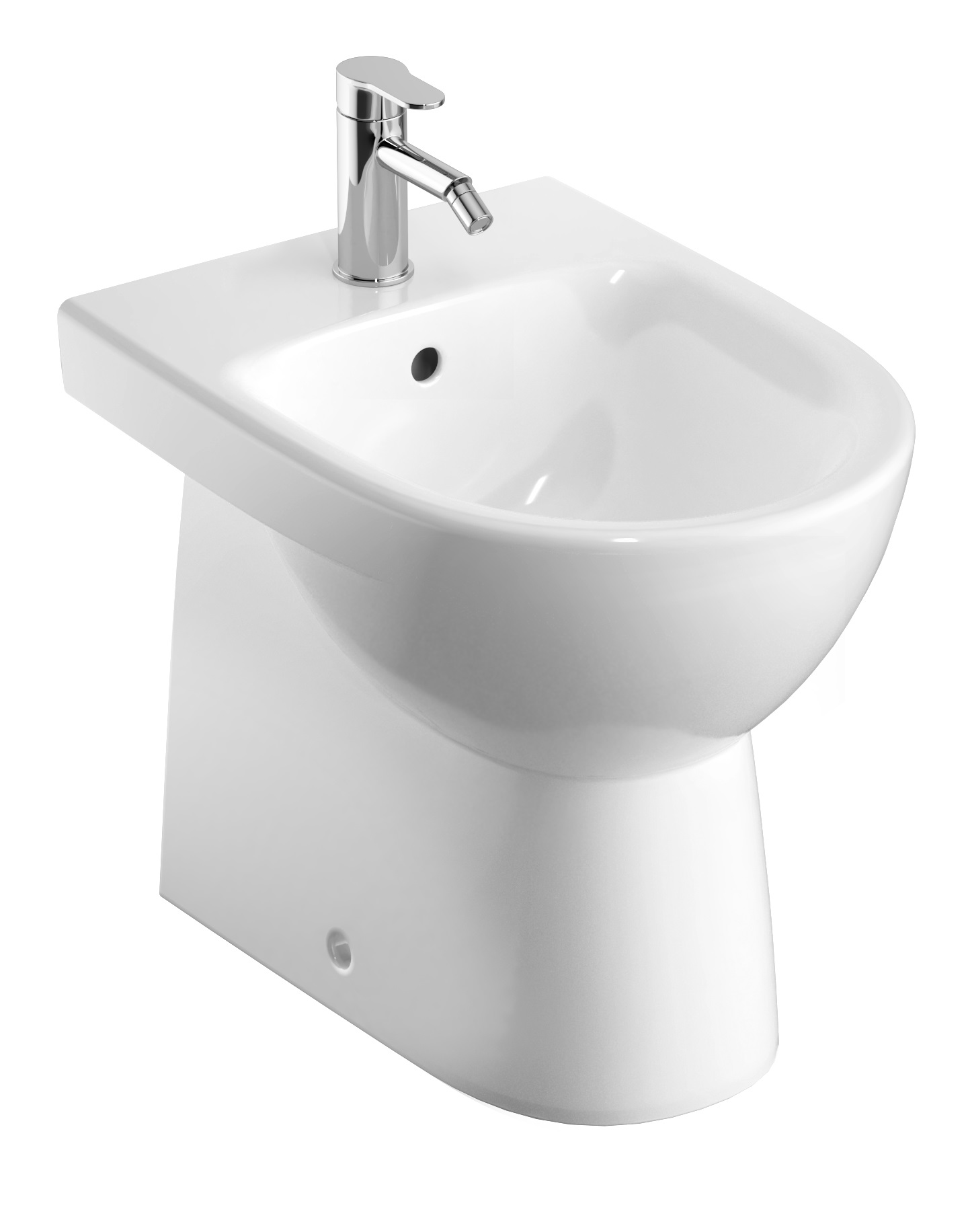 Geberit Selnova Compact Bidet stehend weiß 500.482.01.7